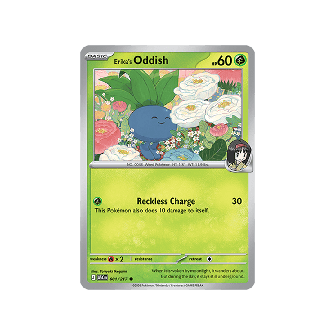 Erika´s Oddish 001/217 - Inglés