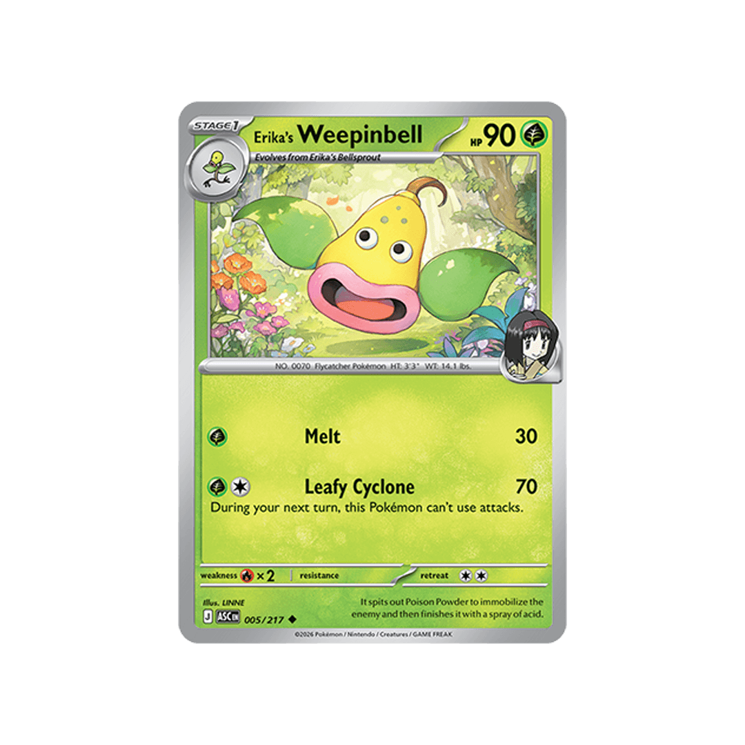 Erika´s Weepinbell 005/217 - Reverse Icon - Inglés