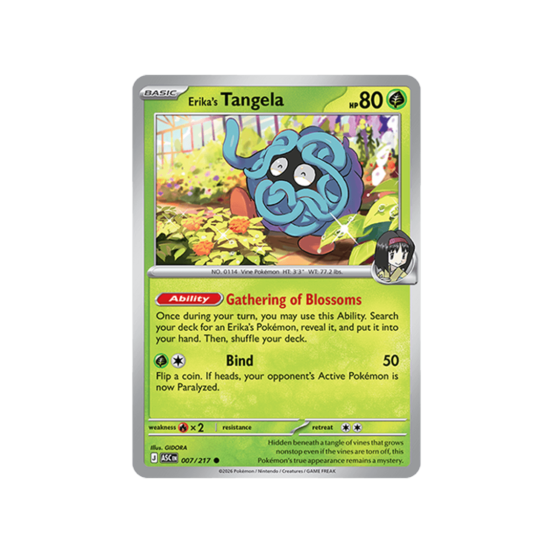 Erika´s Tangela 007/217 - Reverse Icon - Inglés