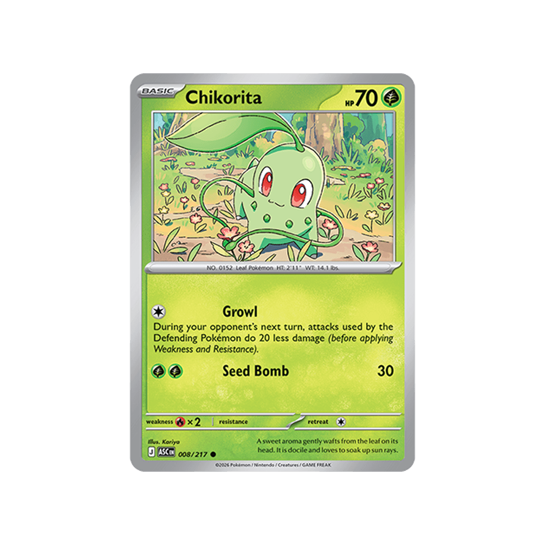 Chikorita 008/217 - Inglés