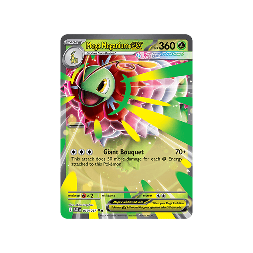 Mega Meganium ex 010/217 - Inglés