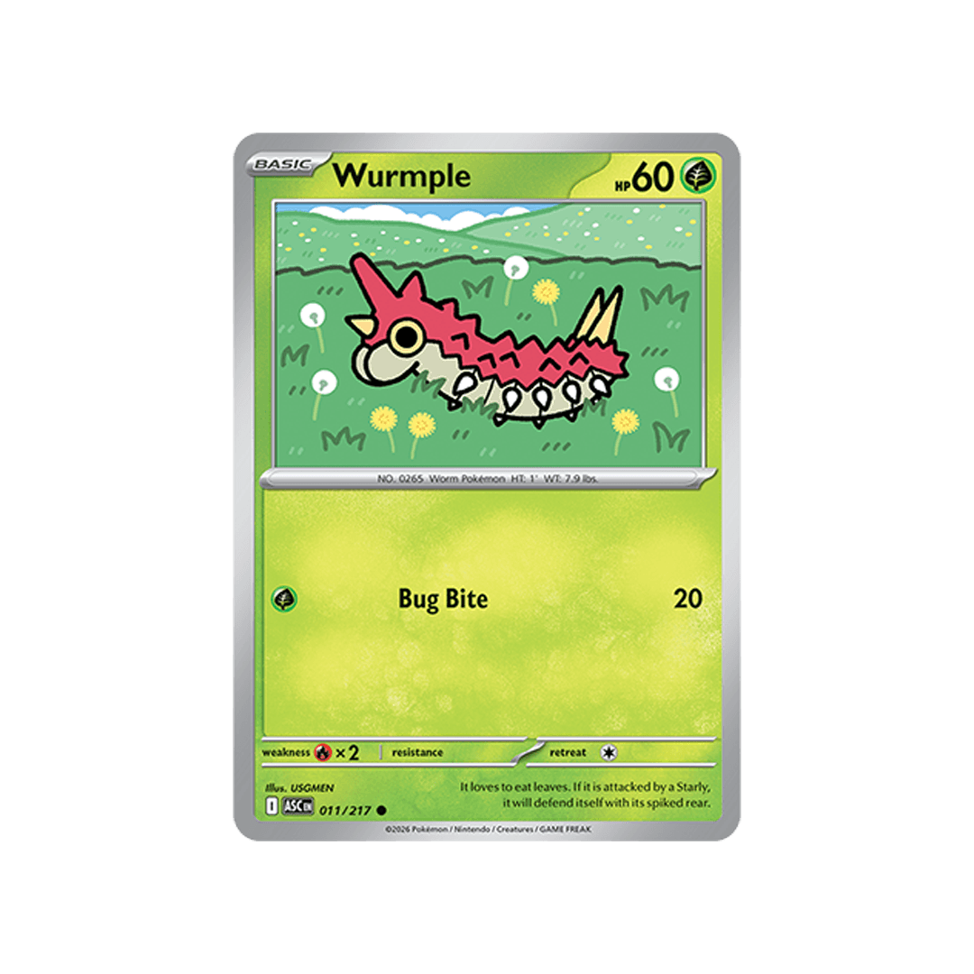 Wurmple 011/217 - Inglés