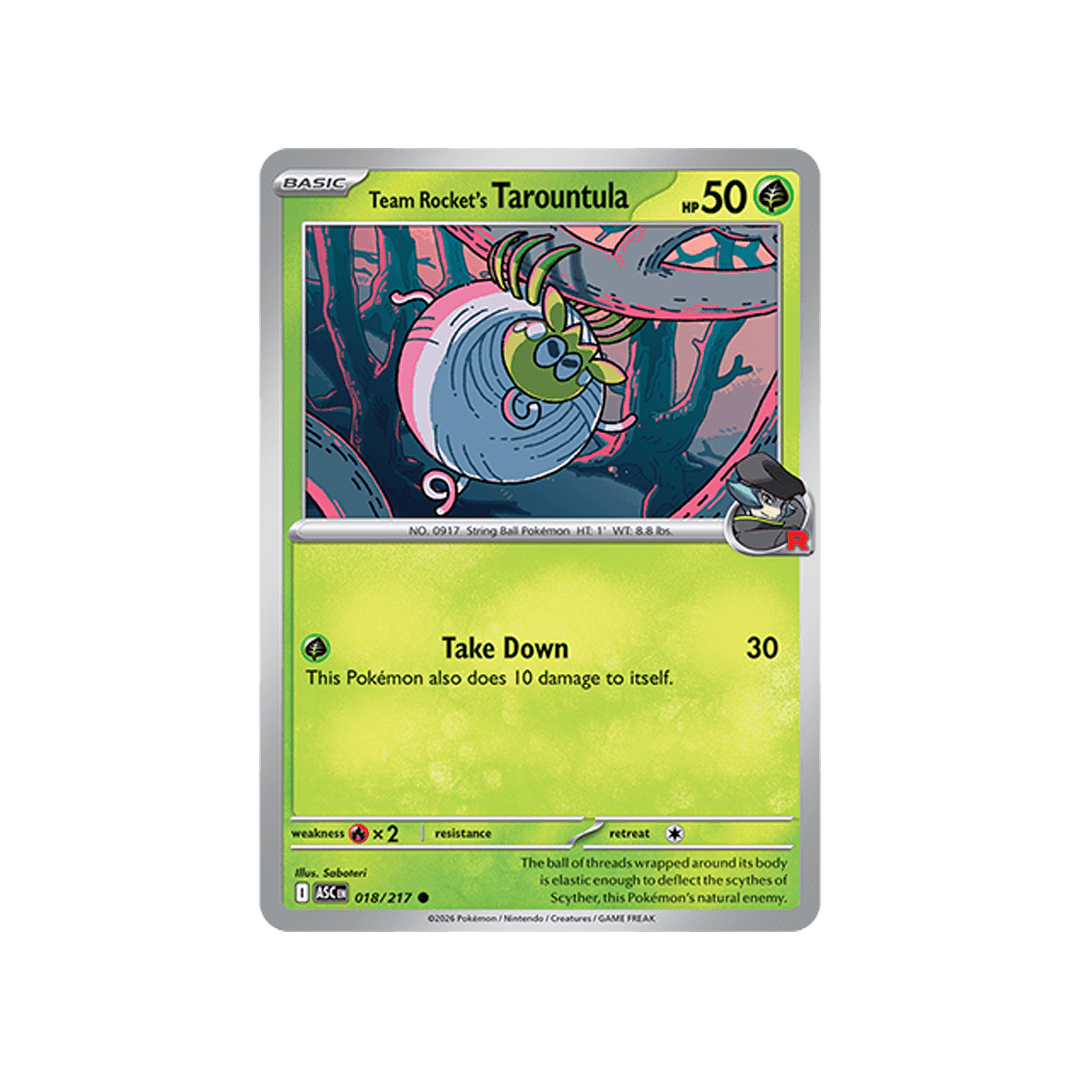 Team Rocket´s Tarountula 018/217 - Inglés