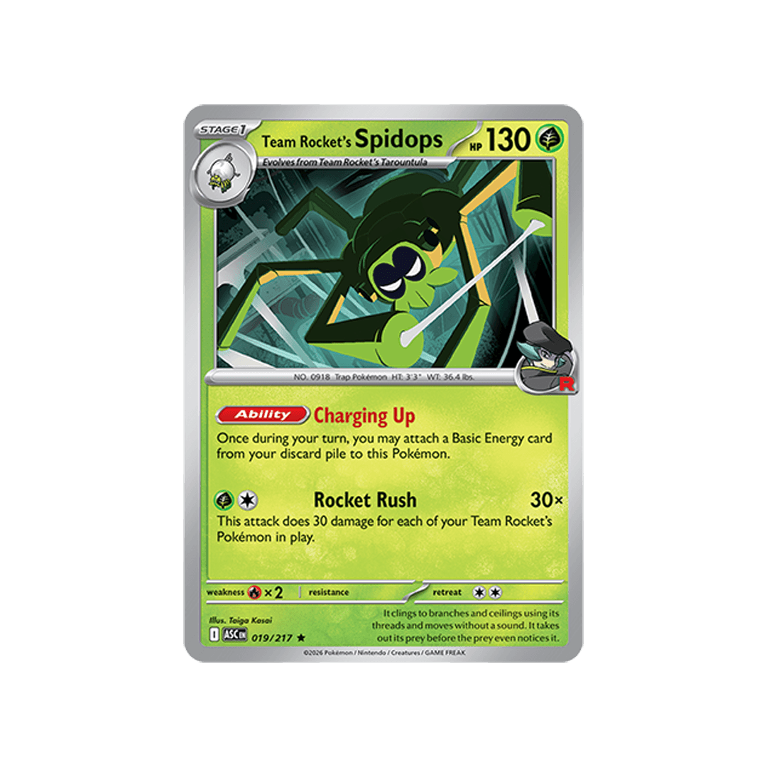 Team Rocket´s Spidops 019/217 - Reverse R - Inglés