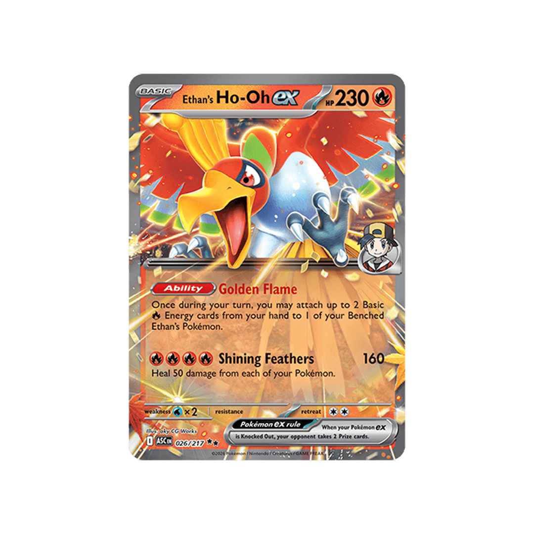 Ethan´s Ho-Oh ex 026/217 - Inglés