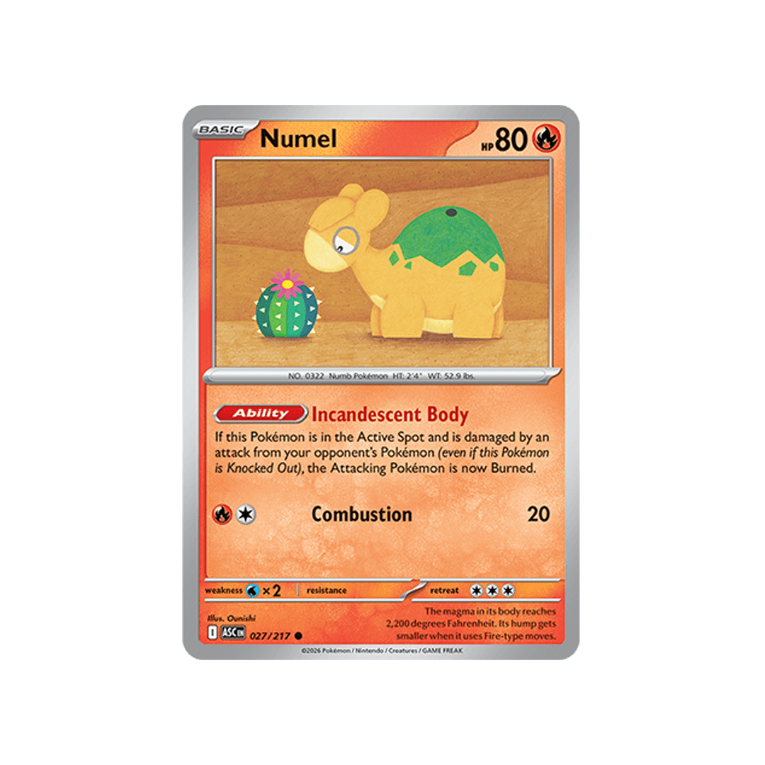 Numel 027/217 - Reverse Icon - Inglés