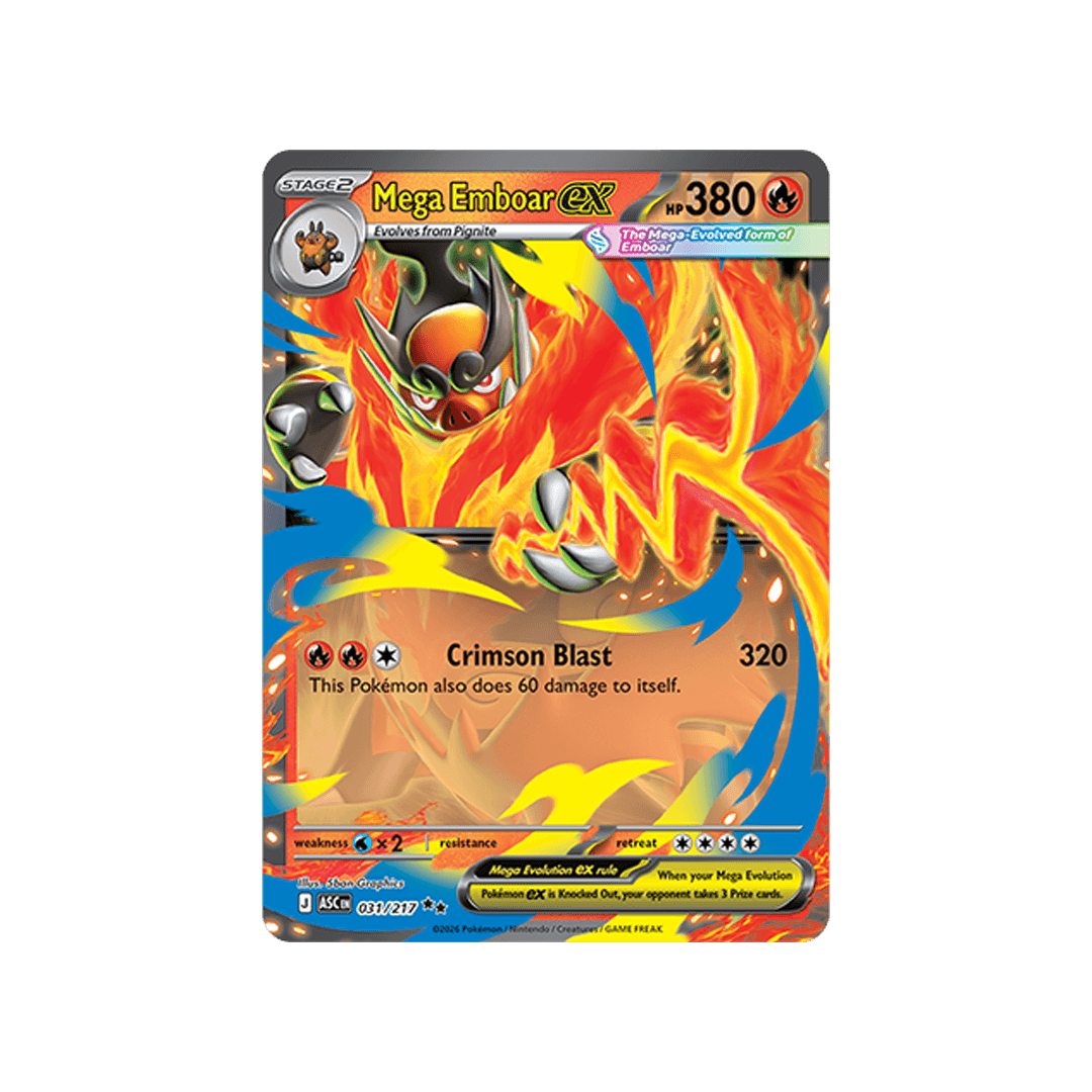 Mega Emboar ex 031/217 - Inglés