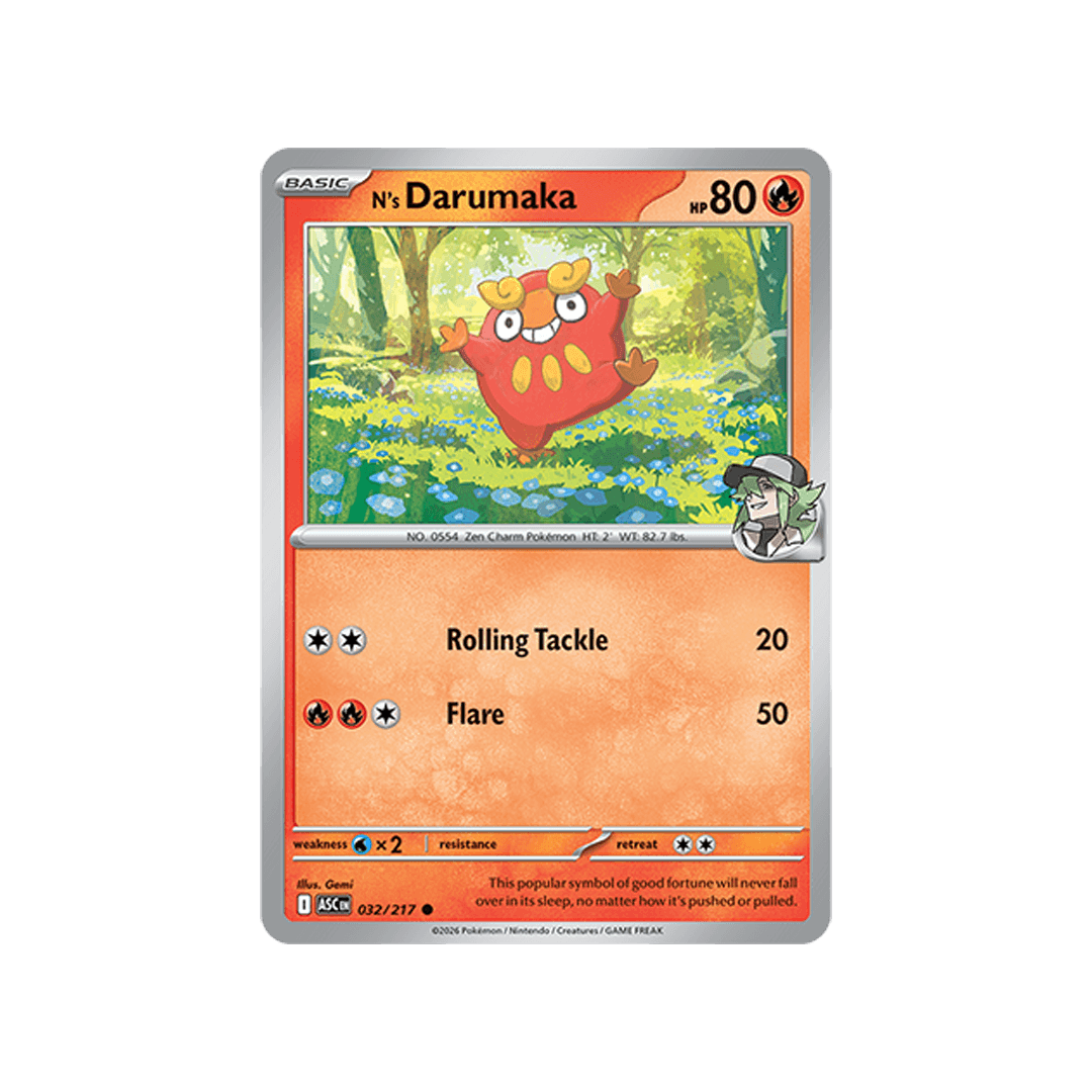 N´s Darumaka 032/217 - Reverse Ball - Inglés