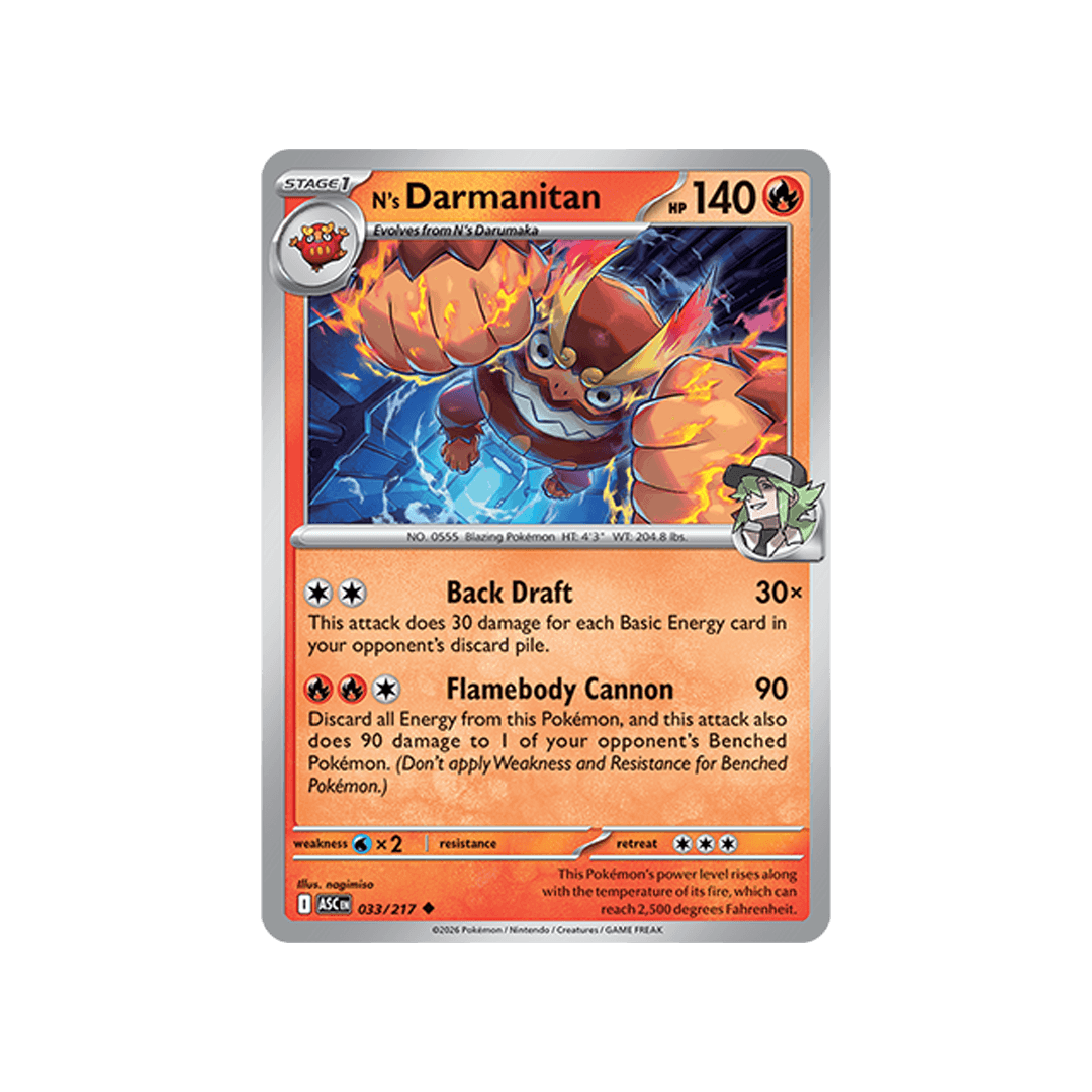 N´s Darmanitan 033/217 - Inglés