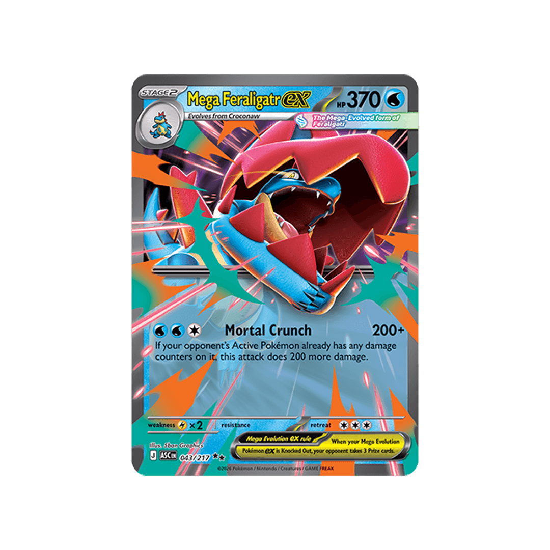 Mega Feraligatr ex 043/217 - Inglés