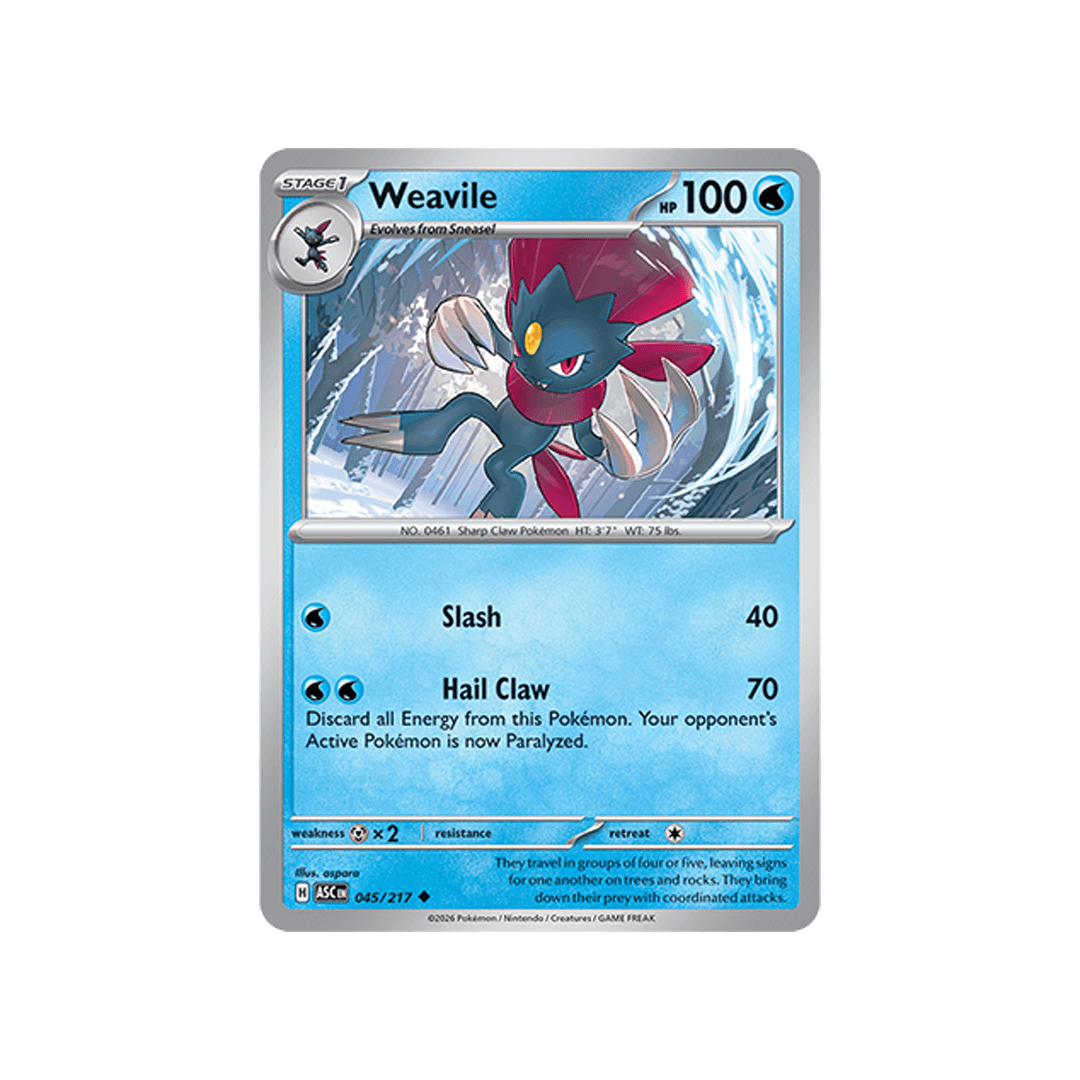 Weavile 045/217 - Inglés