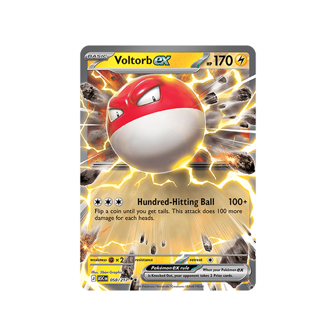 Voltorb ex 058/217 - Inglés