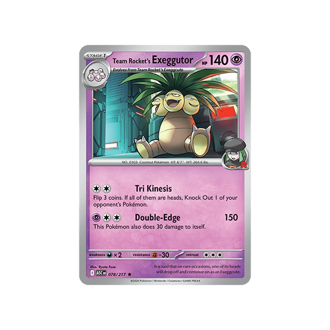 Team Rocket´s Exeggutor 078/217 - Reverse icon - Inglés
