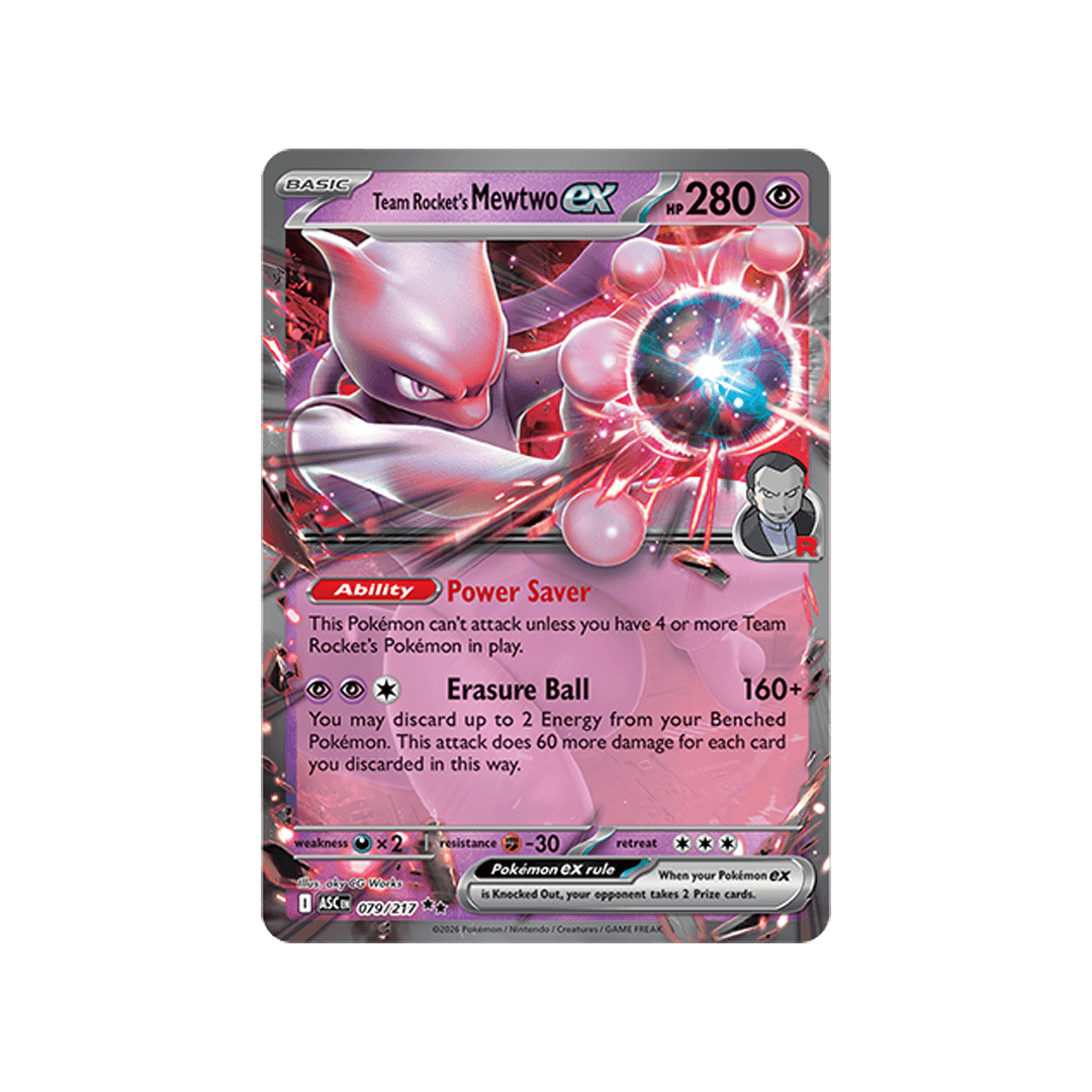 Team Rocket´s Mewtwo ex 079/217 - Inglés