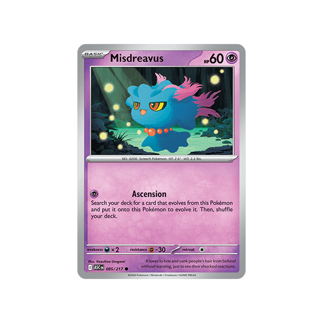 Misdreavus 085/217 - Reverse Ball - Inglés