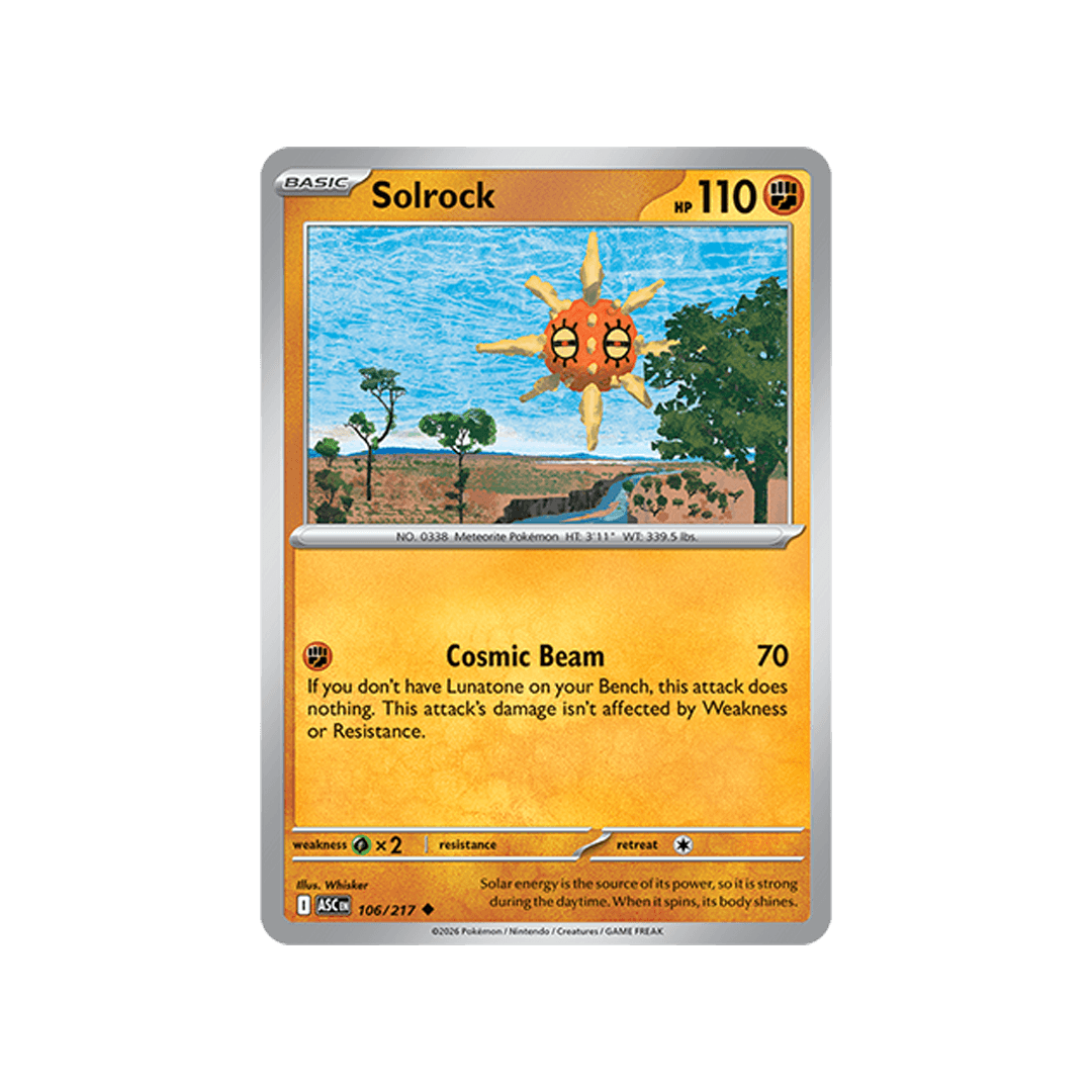 Solrock 106/217 - Reverse Ball - Inglés