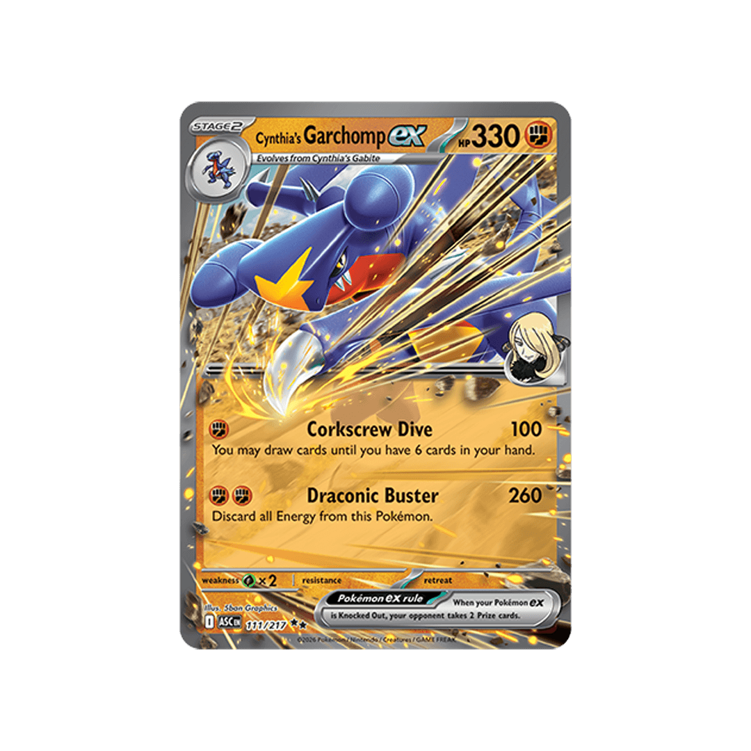 Cynthia´s Garchomp ex 111/217 - Inglés