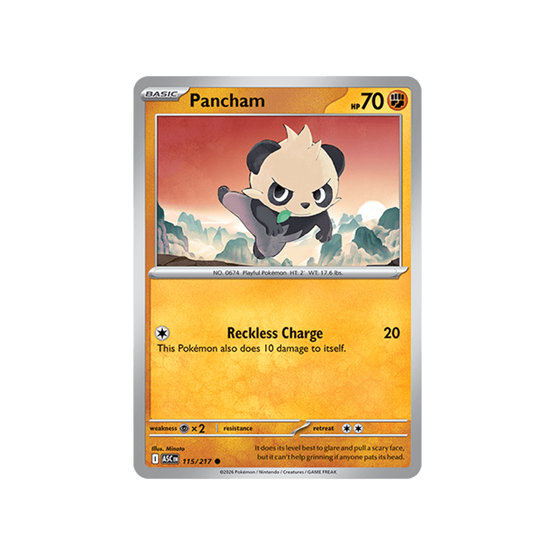 Pancham 115/217 - Reverse Ball -  Inglés