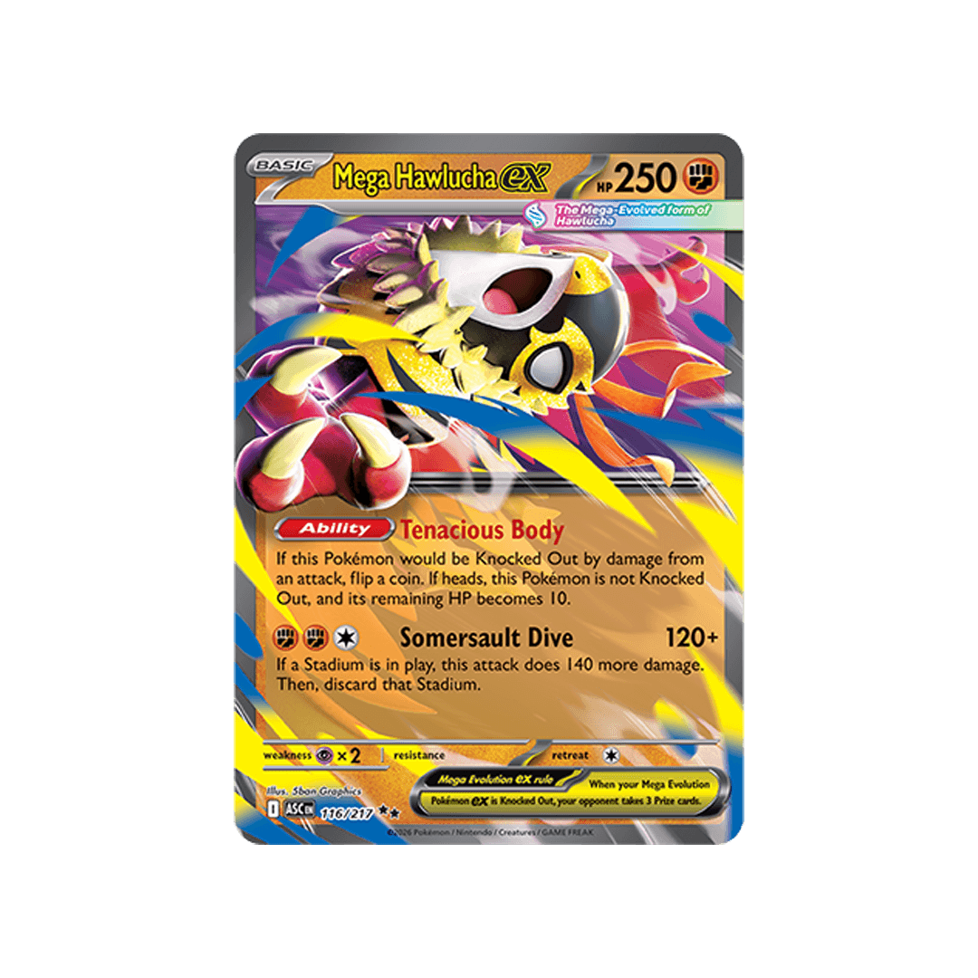 Mega Hawlucha ex 116/217 - Inglés
