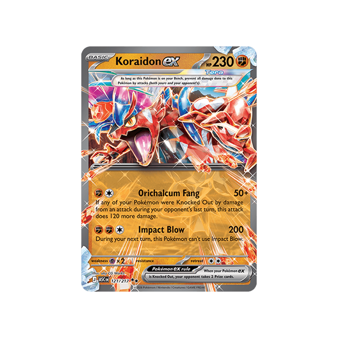 Koraidon ex 121/217 - Inglés