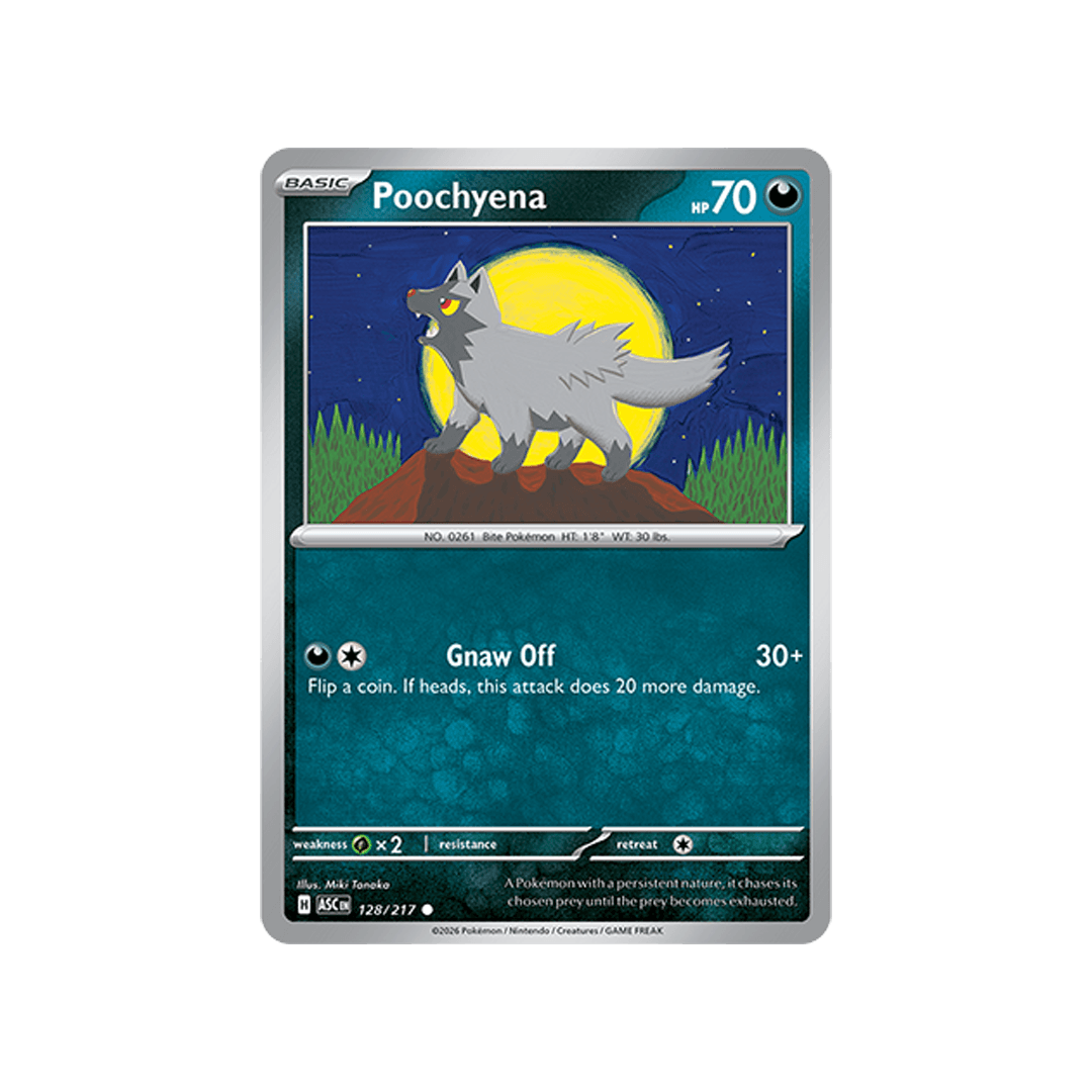 Poochyena 128/217 - Reverse Ball - Inglés