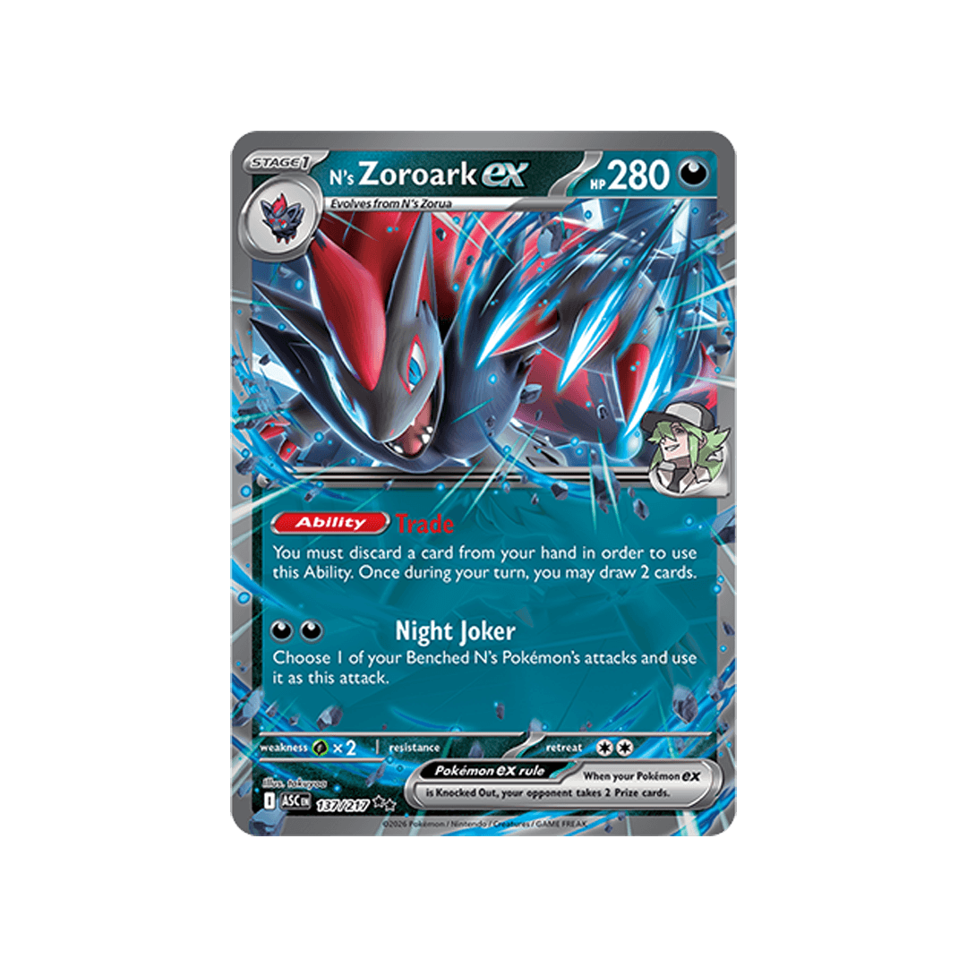 N´s Zoroark ex 137/217 - Inglés