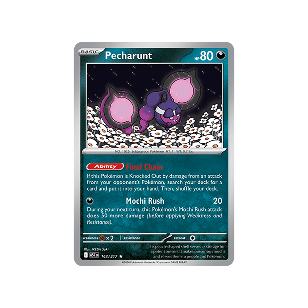 Pecharunt 143/217 - Reverse Ball - Inglés