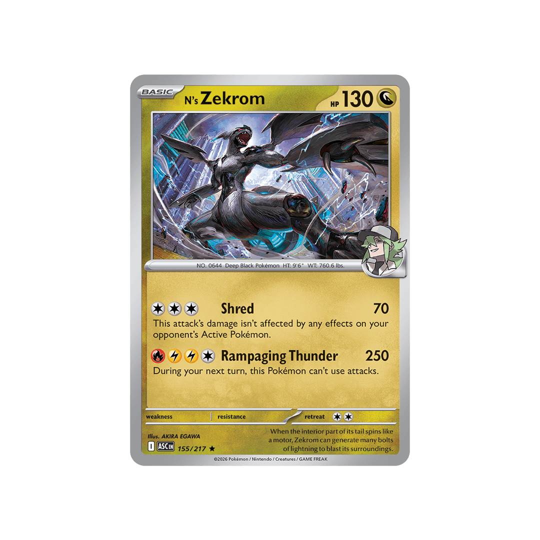 N´s Zekrom 155/217 - Inglés