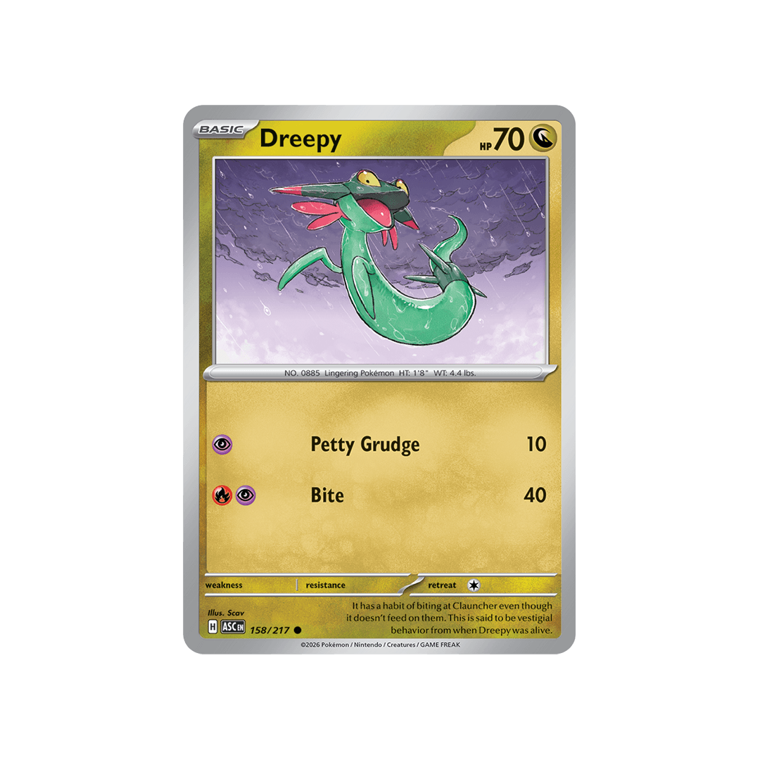 Dreepy 158/217 - Reverse Icon - Inglés