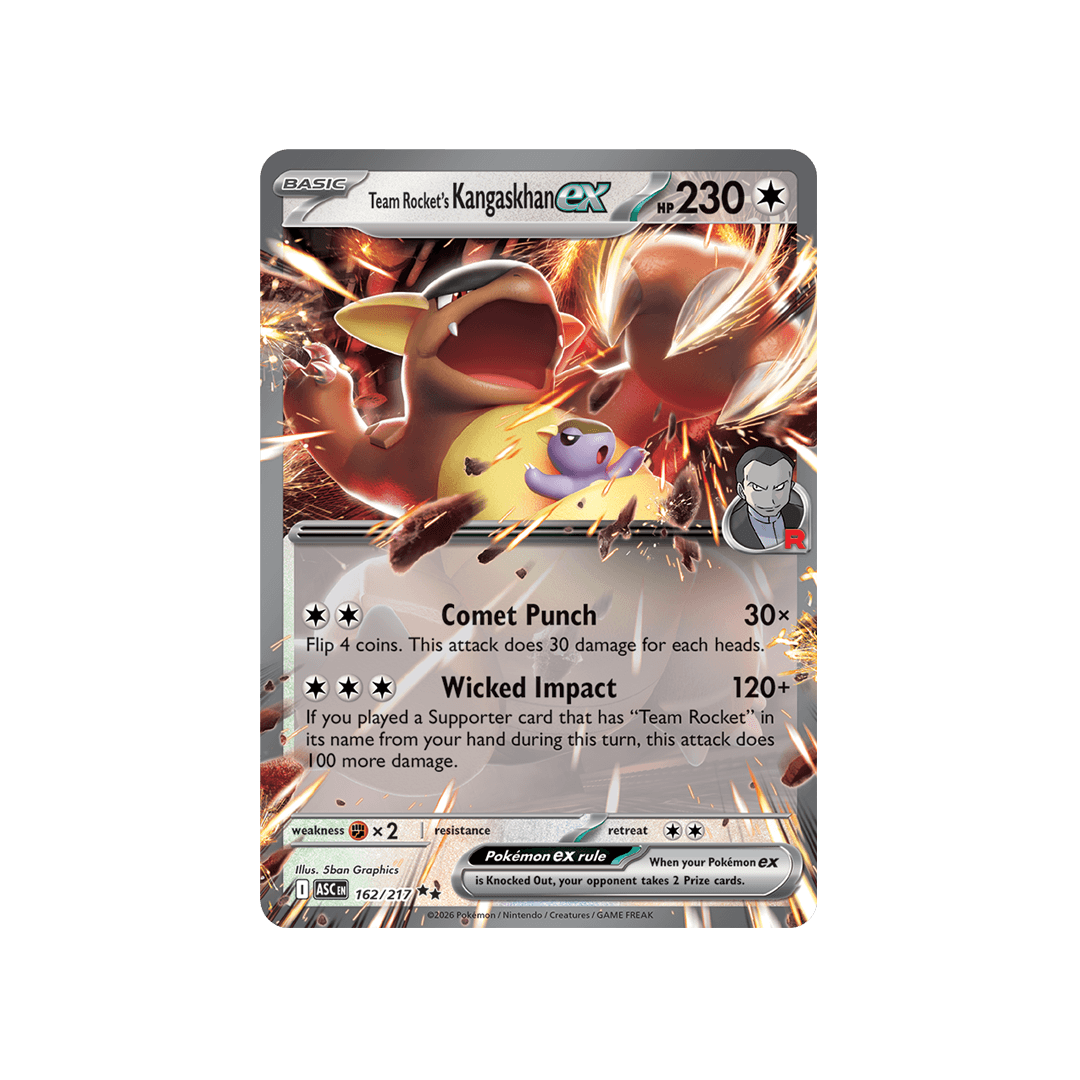 Team Rocket´s Kangaskhan ex 162/217 - Inglés