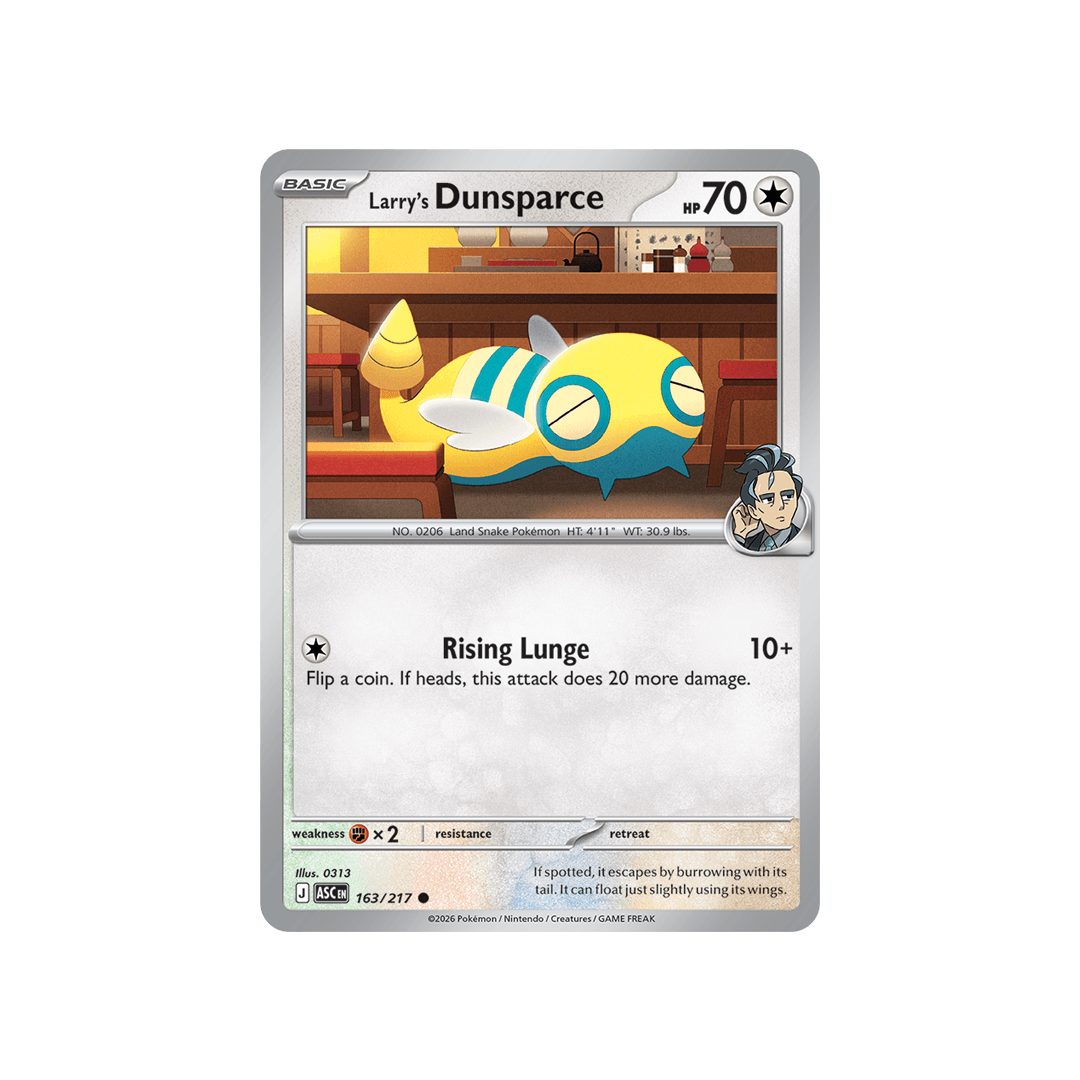 Larry´s Dunsparce 163/217 - Reverse Ball - Inglés