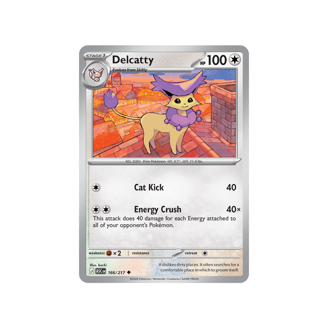 Delcatty 166/217 - Reverse Ball - Inglés