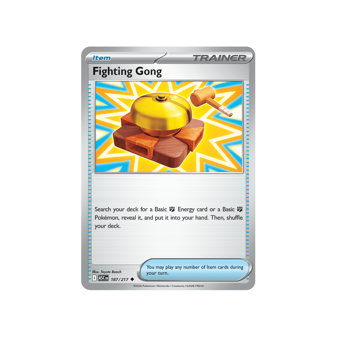 Fighting Gong 187/217 - Reverse - Inglés