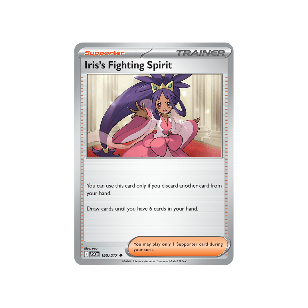 Iris's Fighting Spirit 190/217 - Inglés