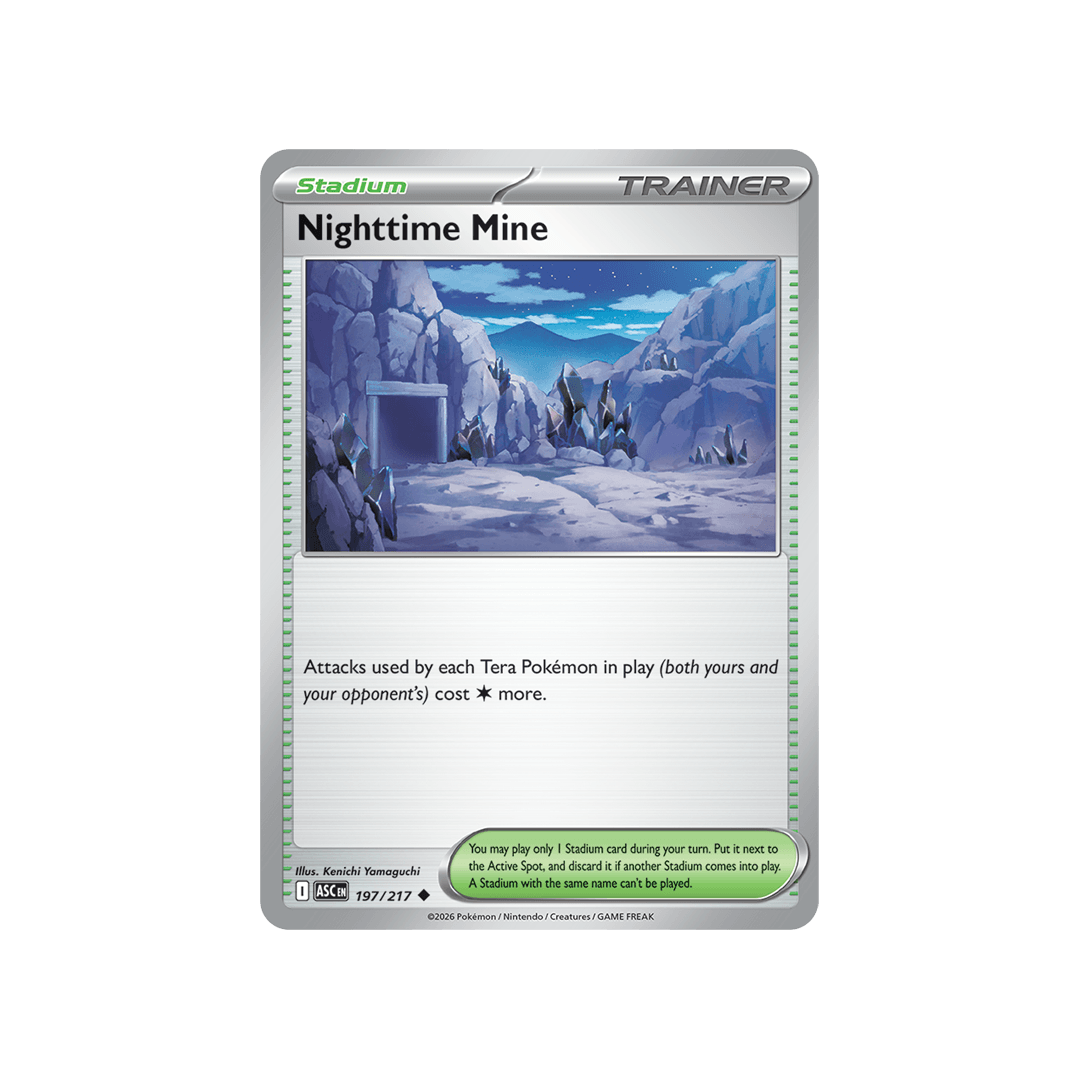 Nighttime Mine 197/217 - Reverse - Inglés