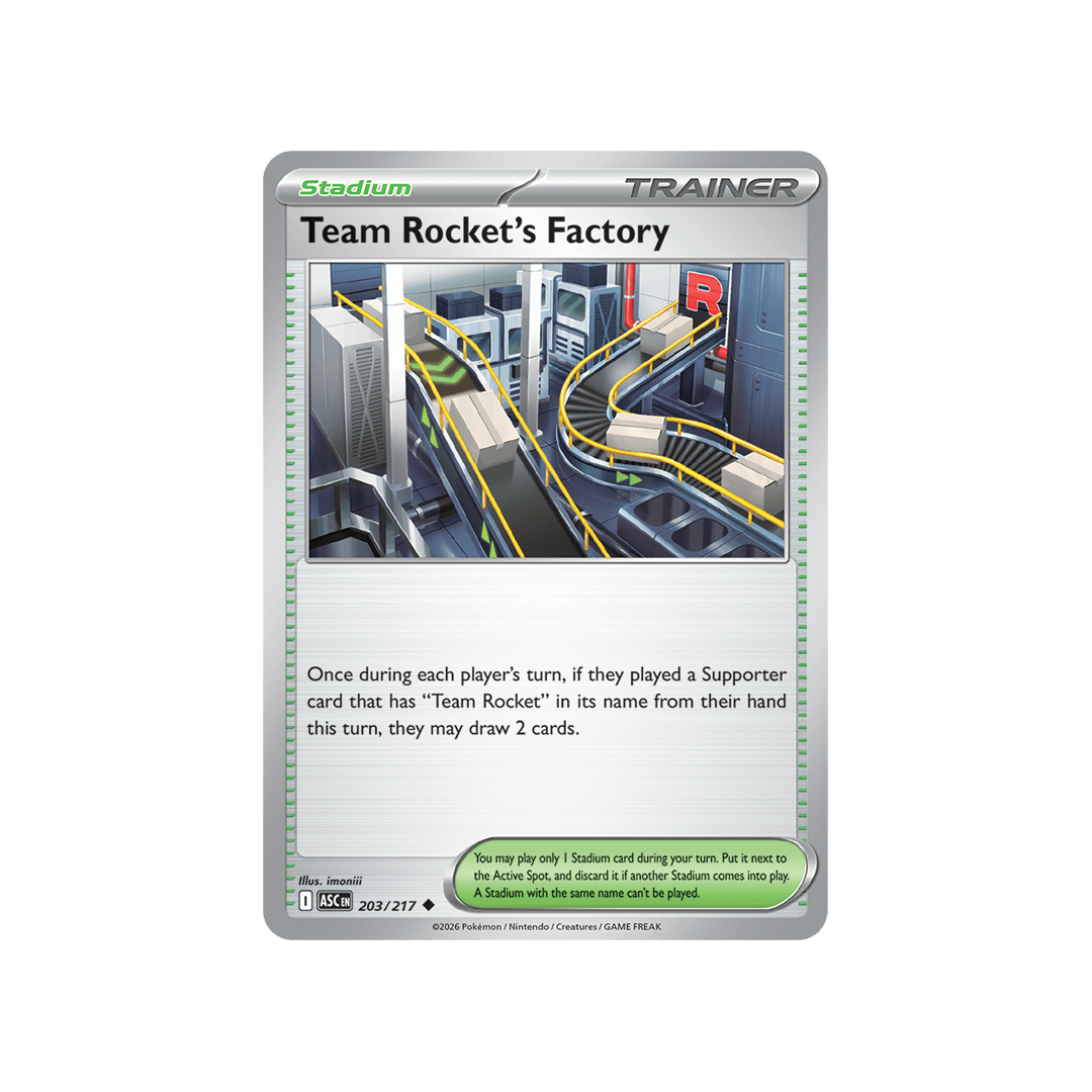 Team Rocket's Factory 203/217 - Reverse - Inglés