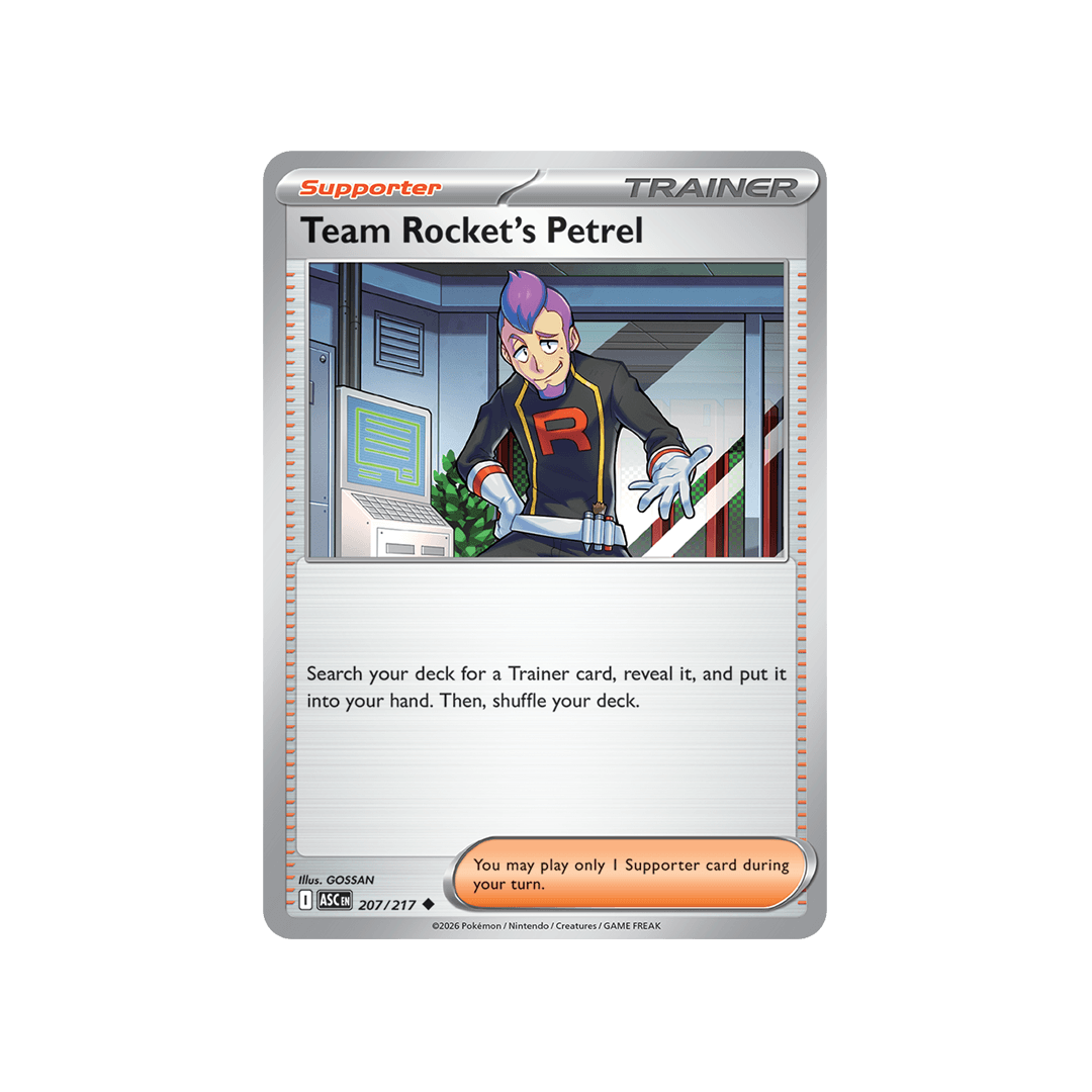 Team Rocket's Petrel 207/217 - Reverse - Inglés