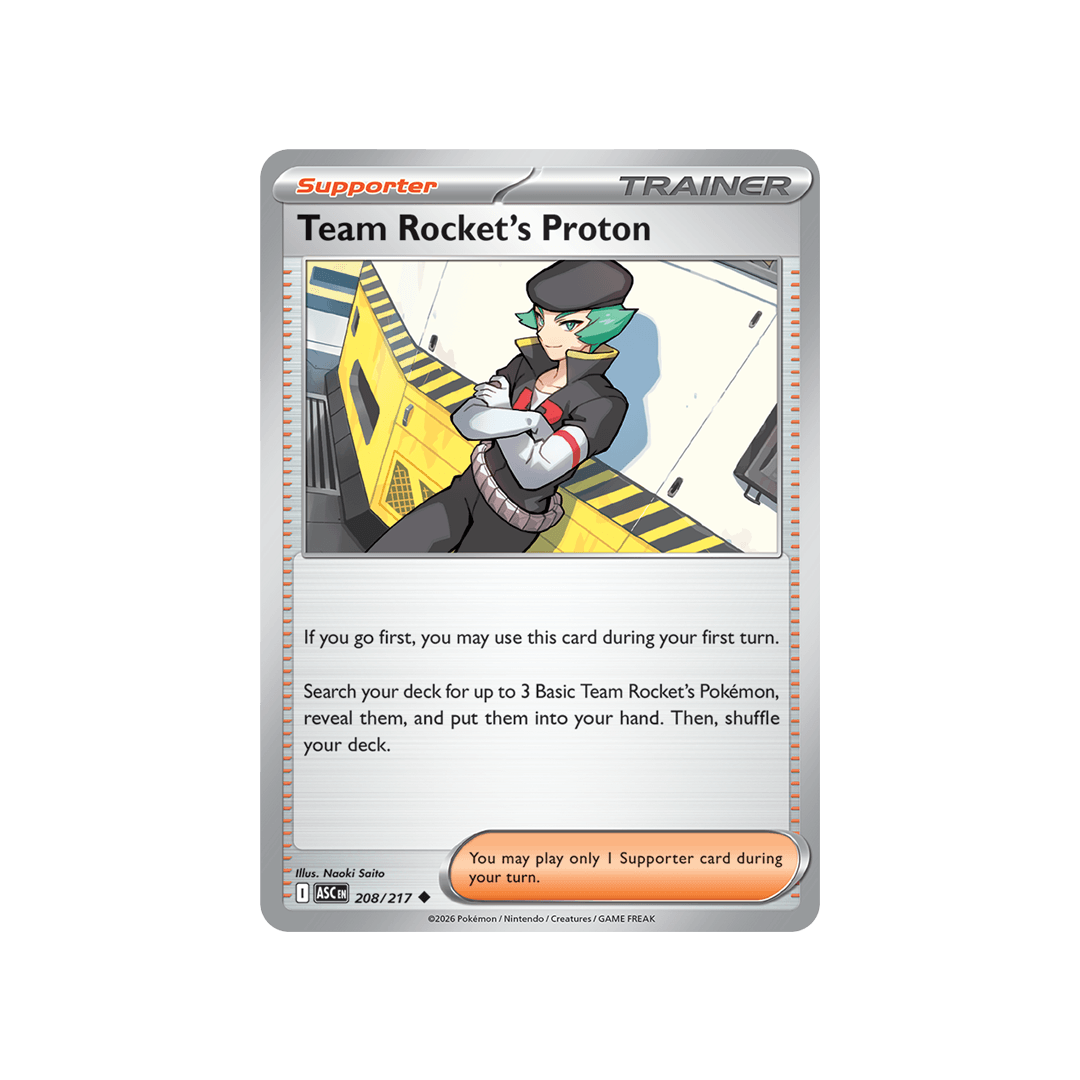 Team Rocket's Proton 208/217 - Reverse - Inglés