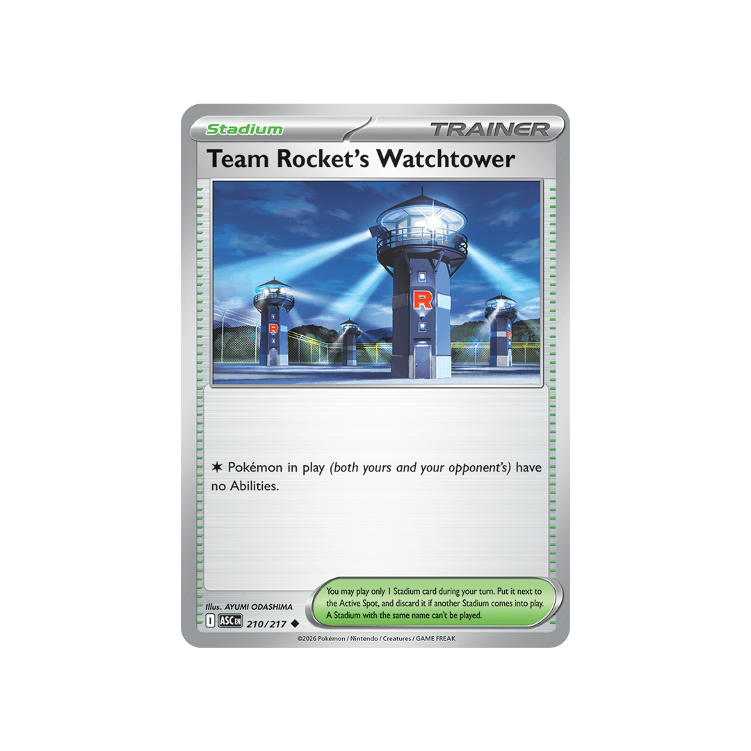 Team Rocket's Watchtower 210/217 - Inglés
