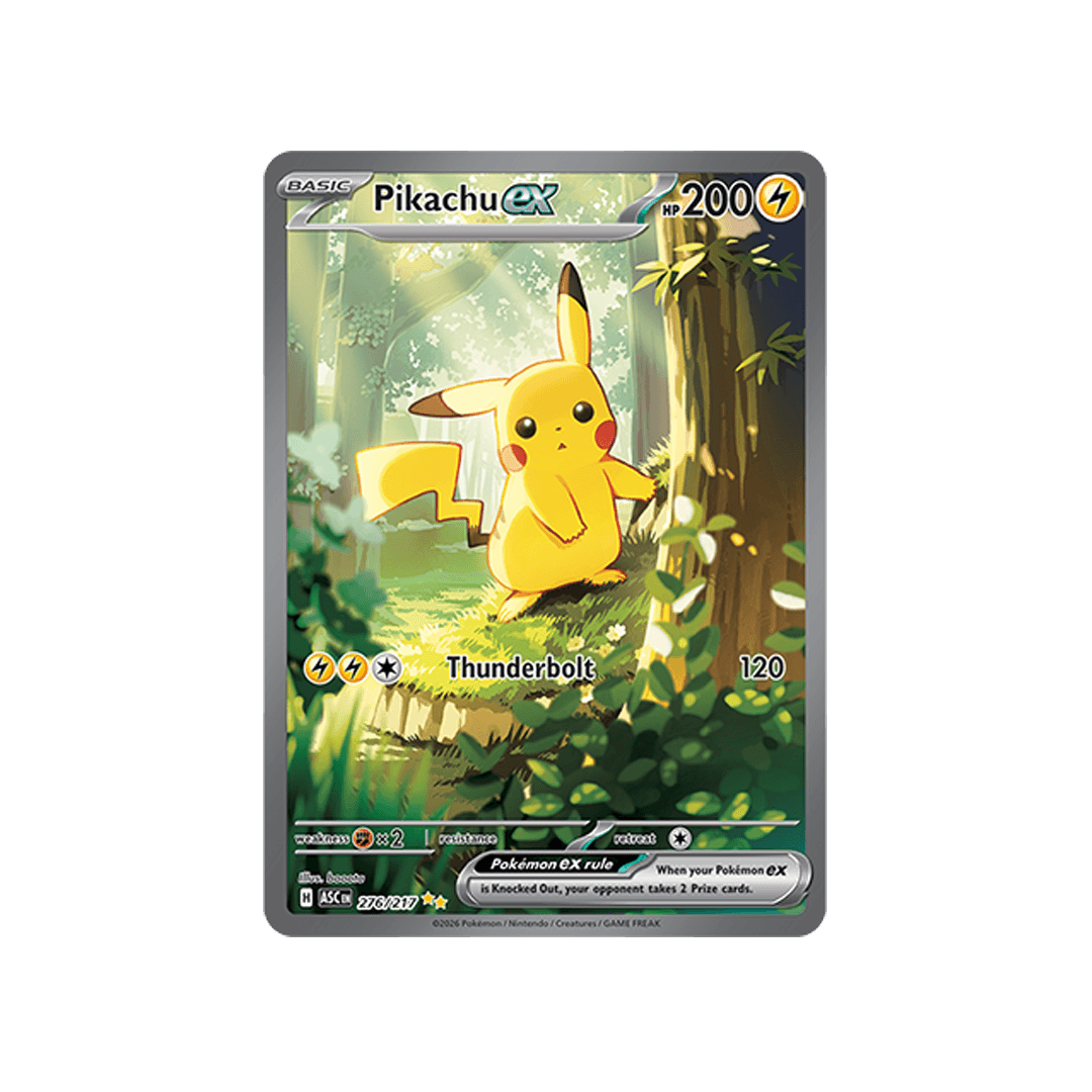 Pikachu ex 276/217 - Inglés