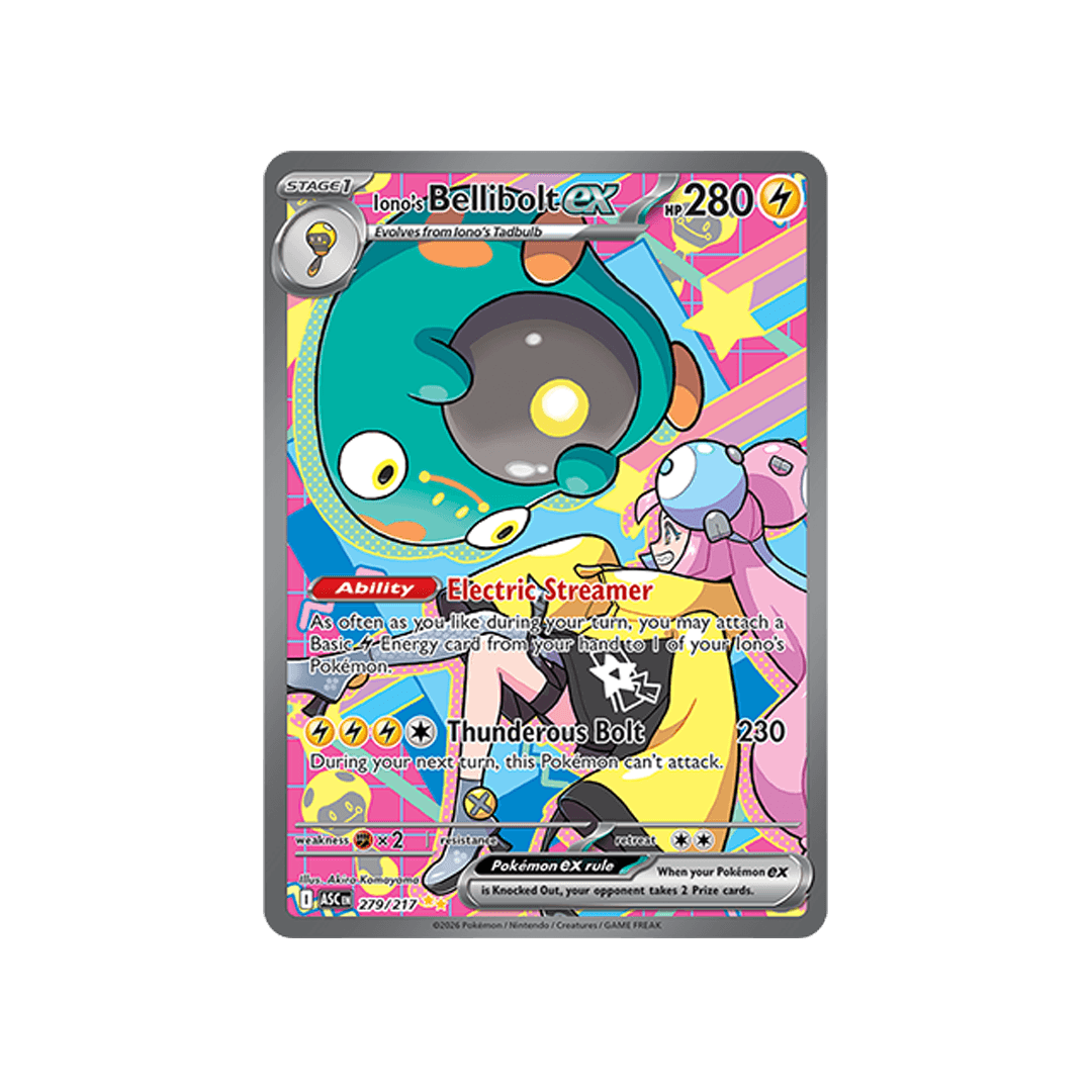 Iono's Bellibolt ex 279/217 - Inglés