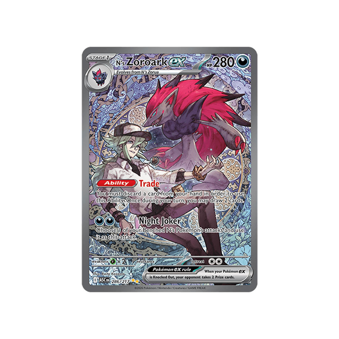 N's Zoroark ex 286/217 - Inglés