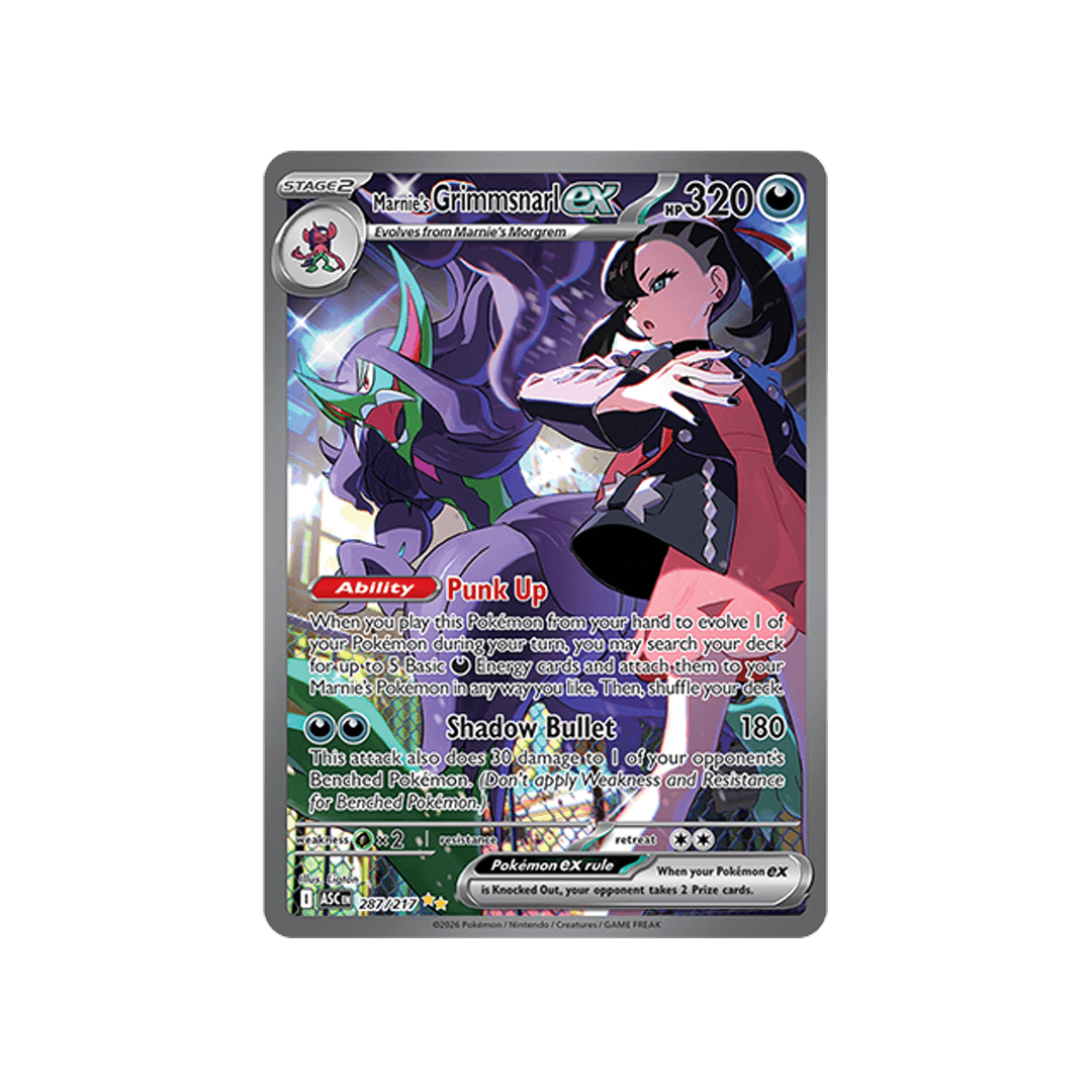 Marnie's Grimmsnarl ex 287/217 - Inglés