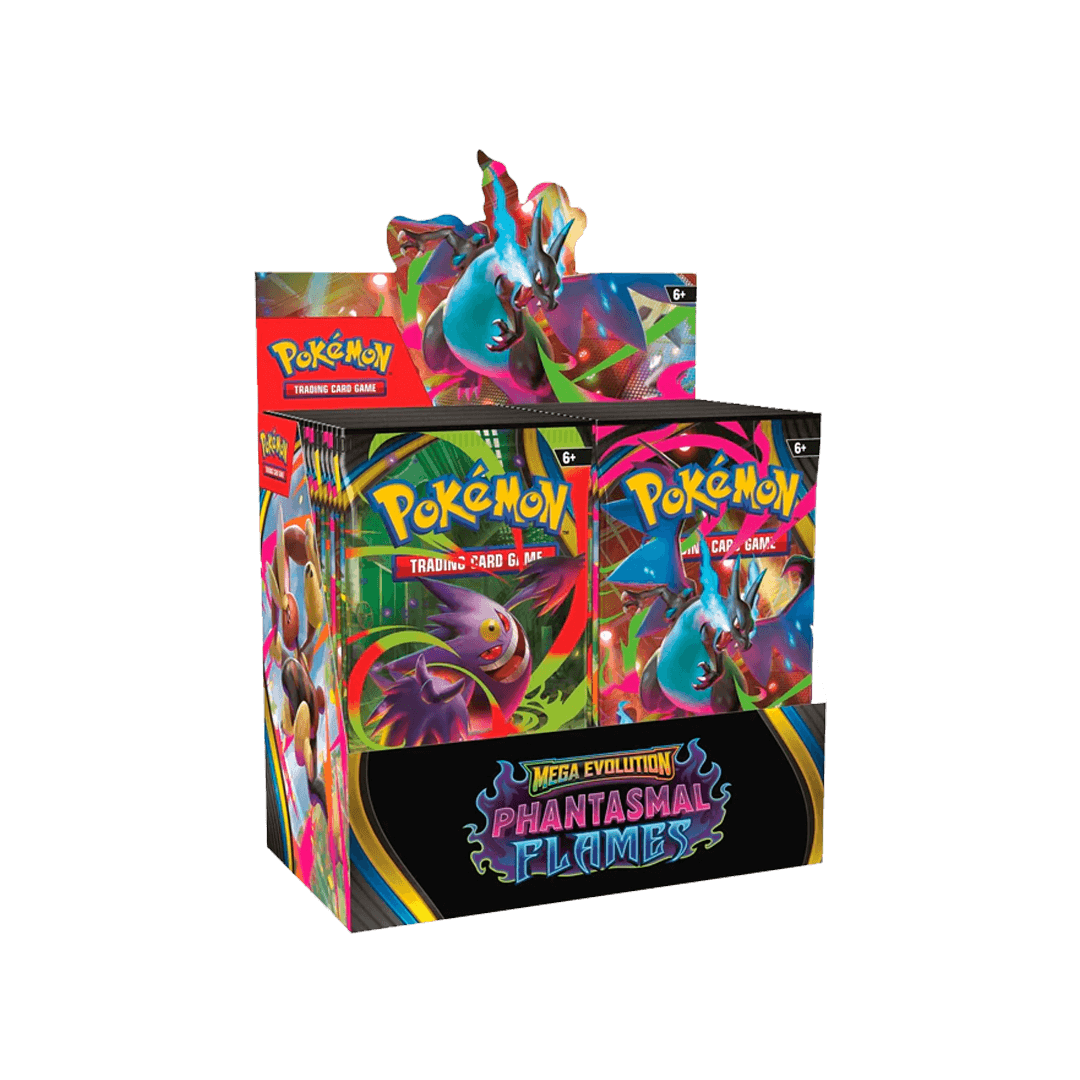 Mega Evolution - Phantasmal Flames - Booster Display