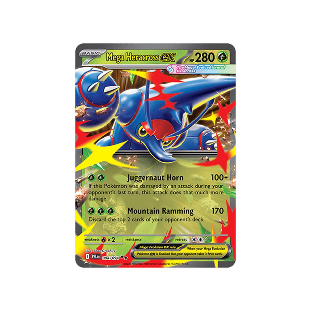 Mega Heracross ex 004/094 - Inglés