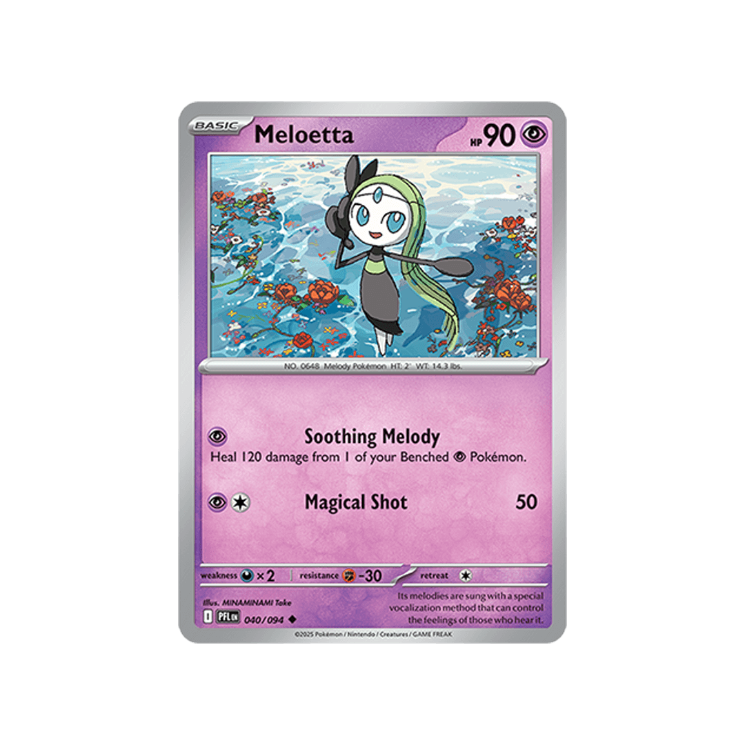 Meloetta 040/094 Reverse - Inglés