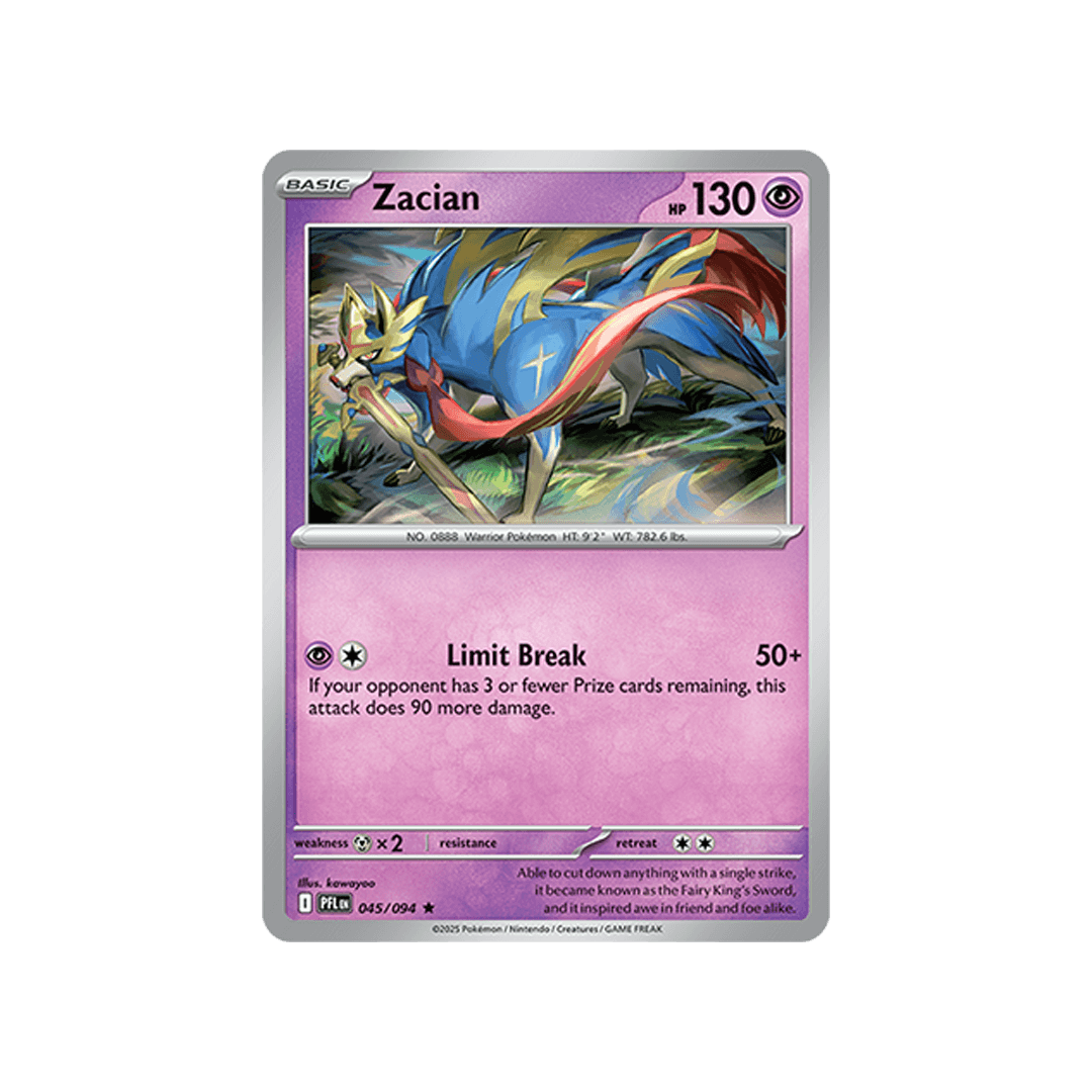 Zacian 045/094 Reverse - Inglés