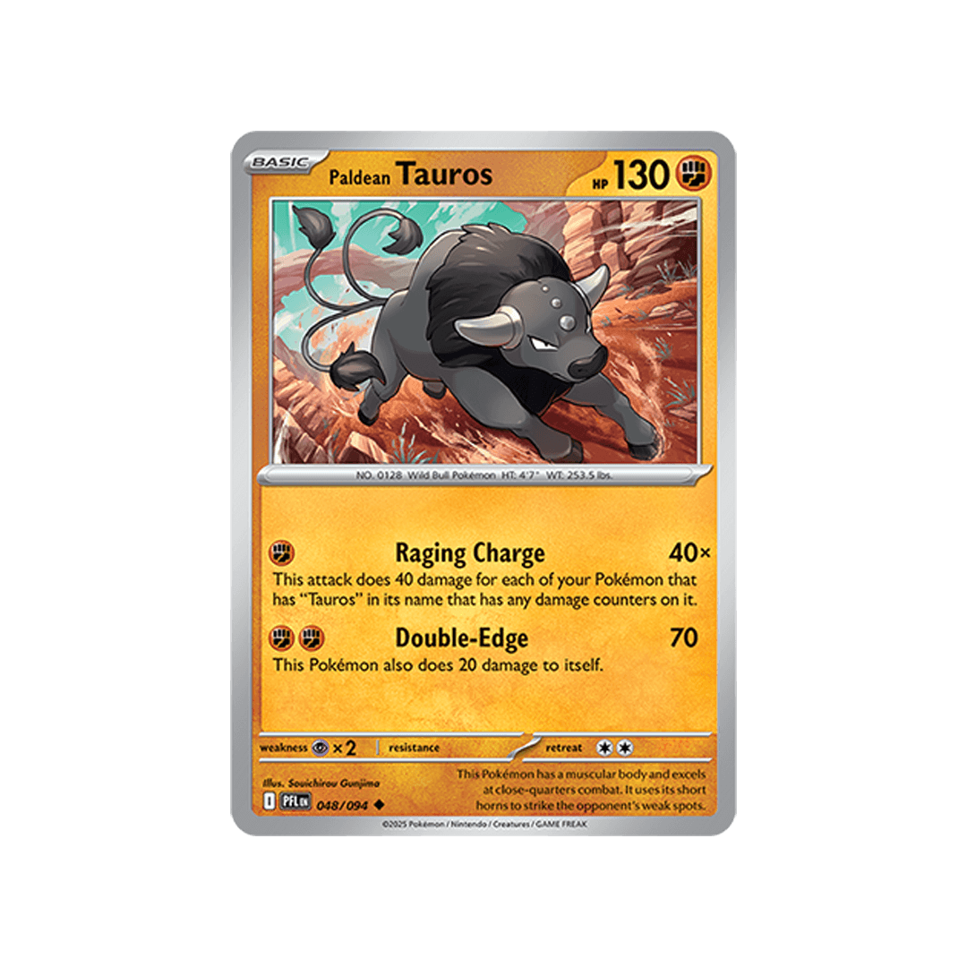 Paldean Tauros 048/094 - Inglés