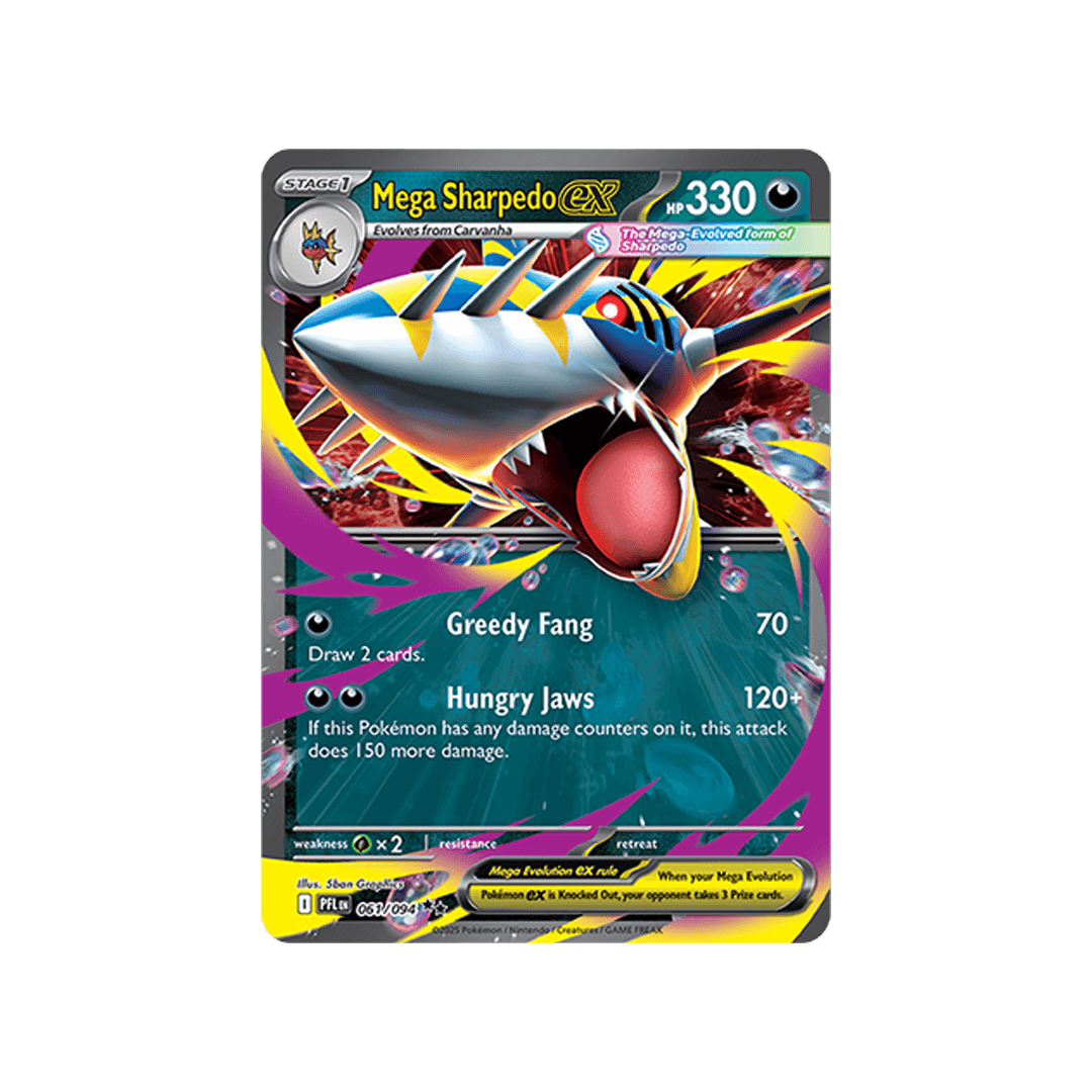 Mega Sharpedo ex 061/094 - Inglés