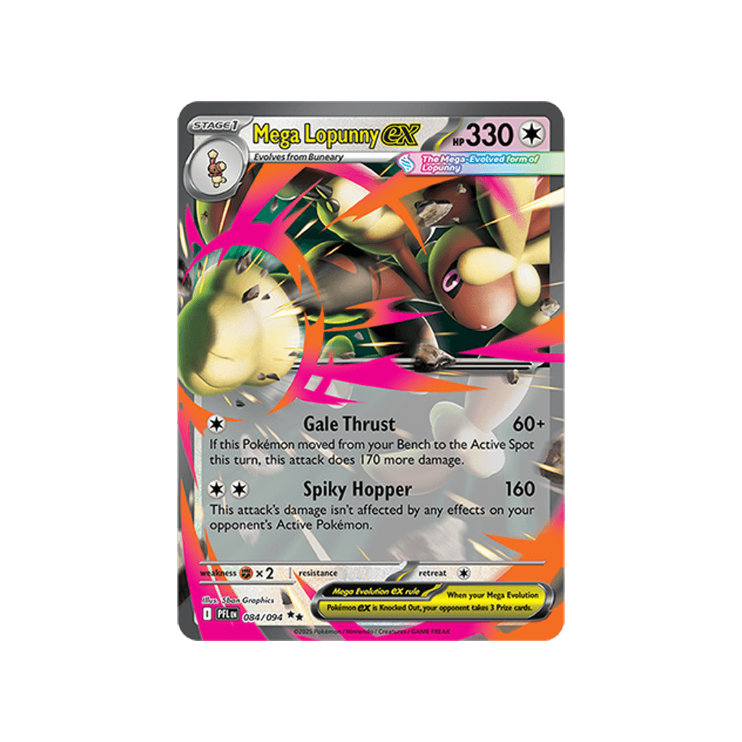 Mega Lopunny ex 084/094 - Inglés